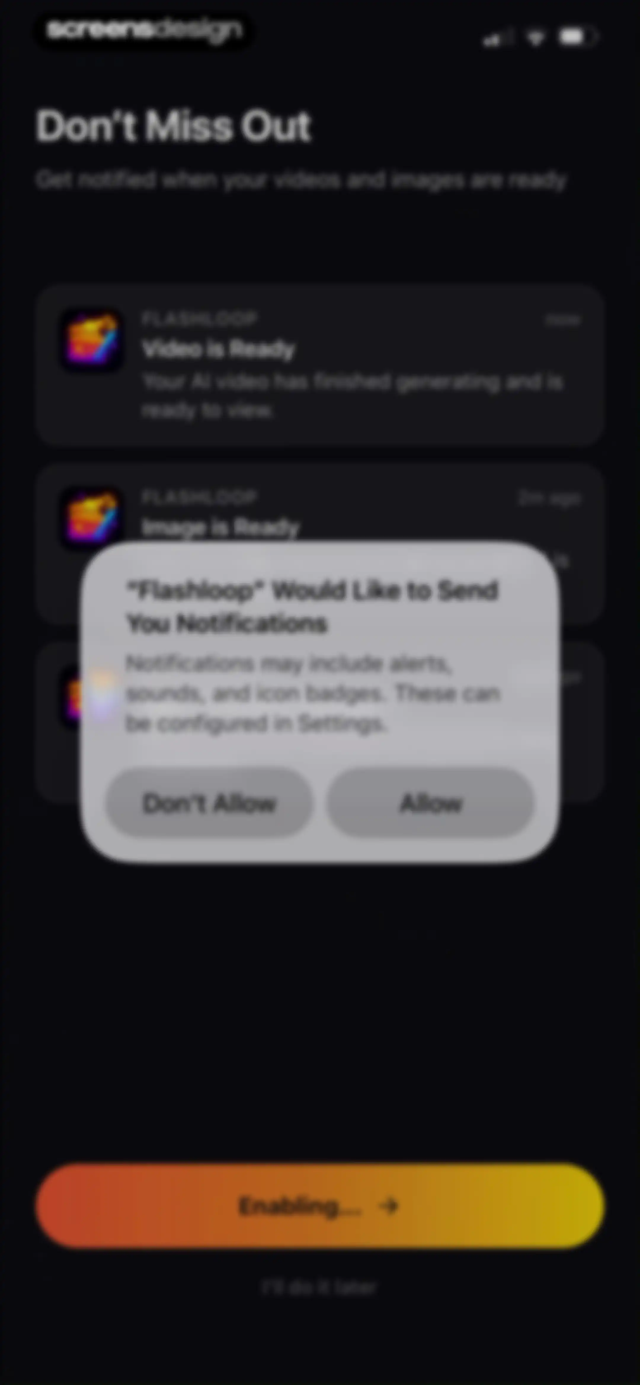 Flashloop: AI Video Generator screen 21