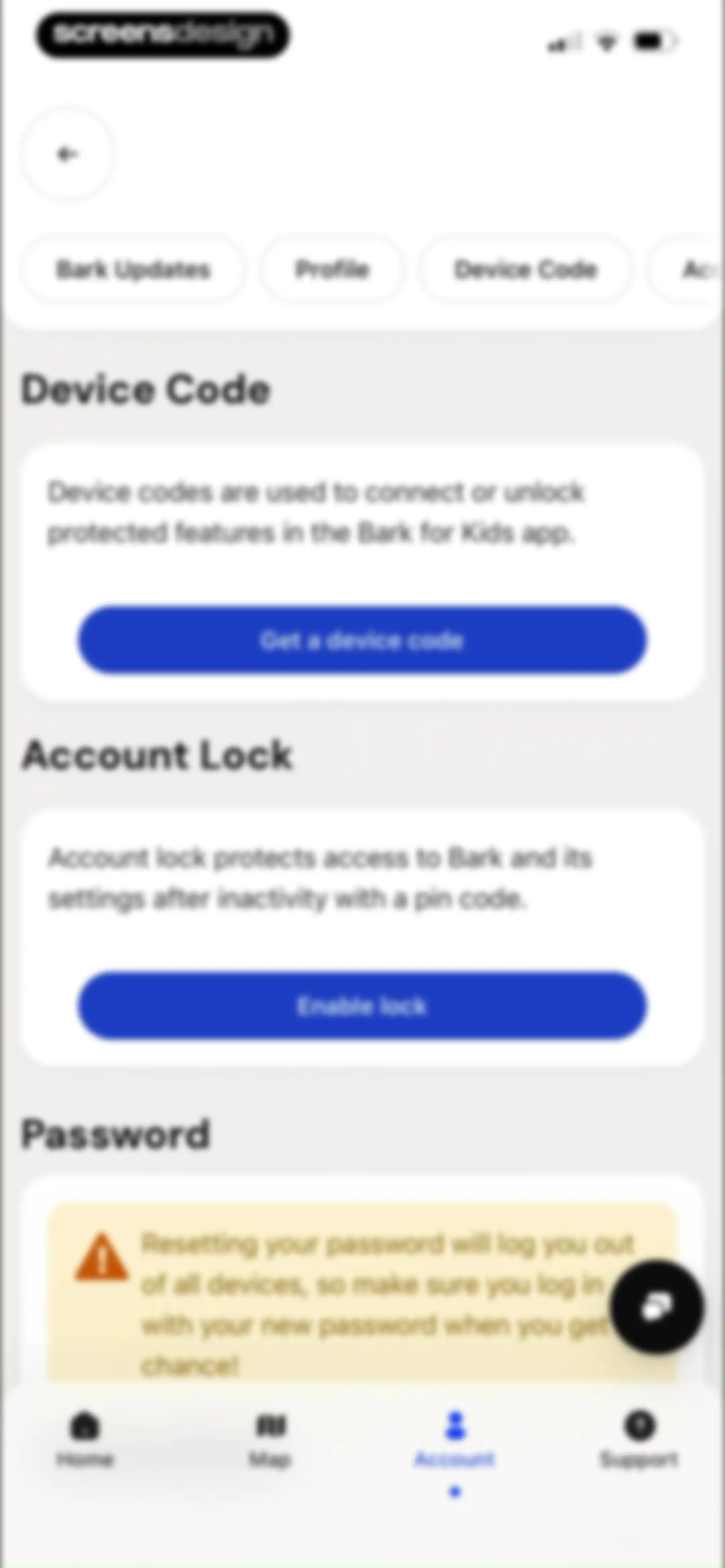 Bark - Parental Controls screen 124