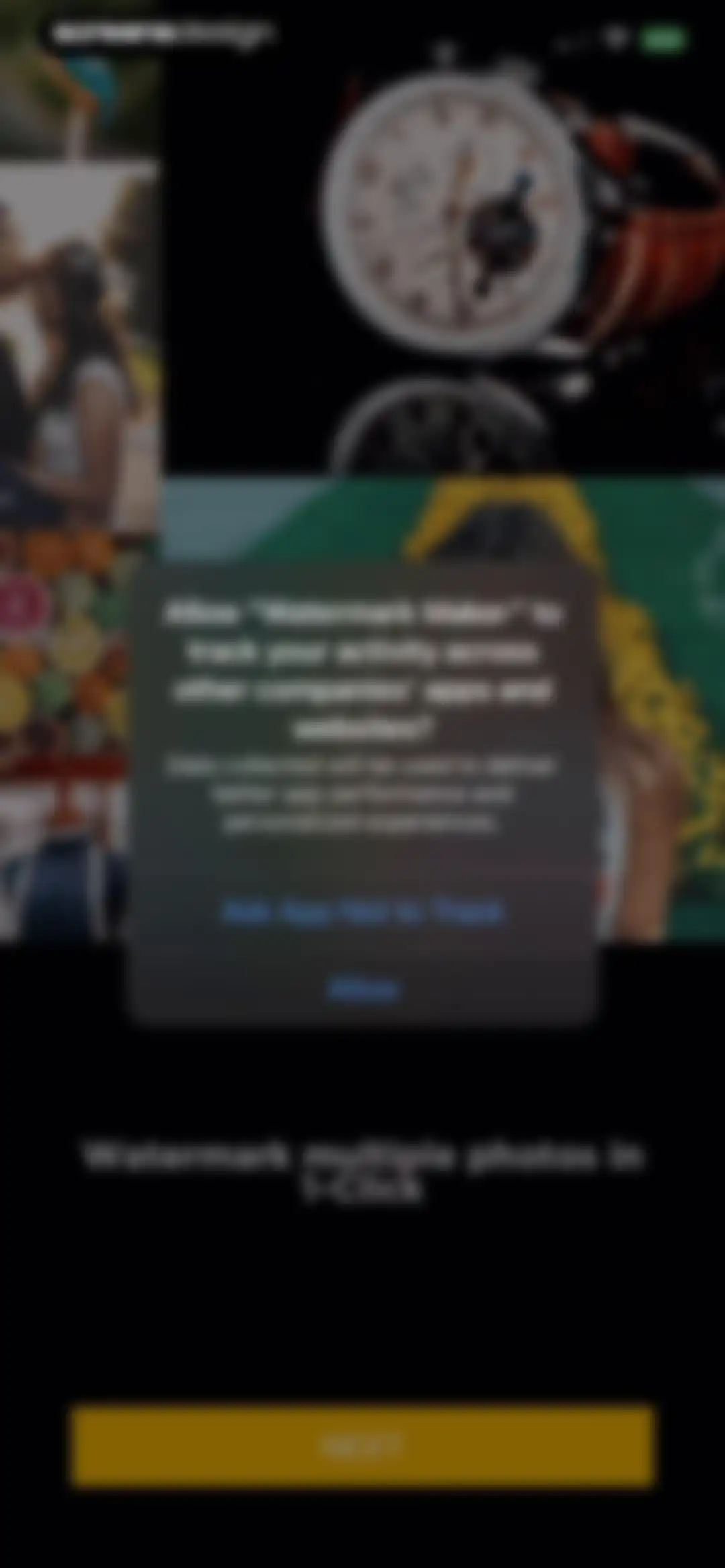 Watermark Maker: Add Signature screen 1