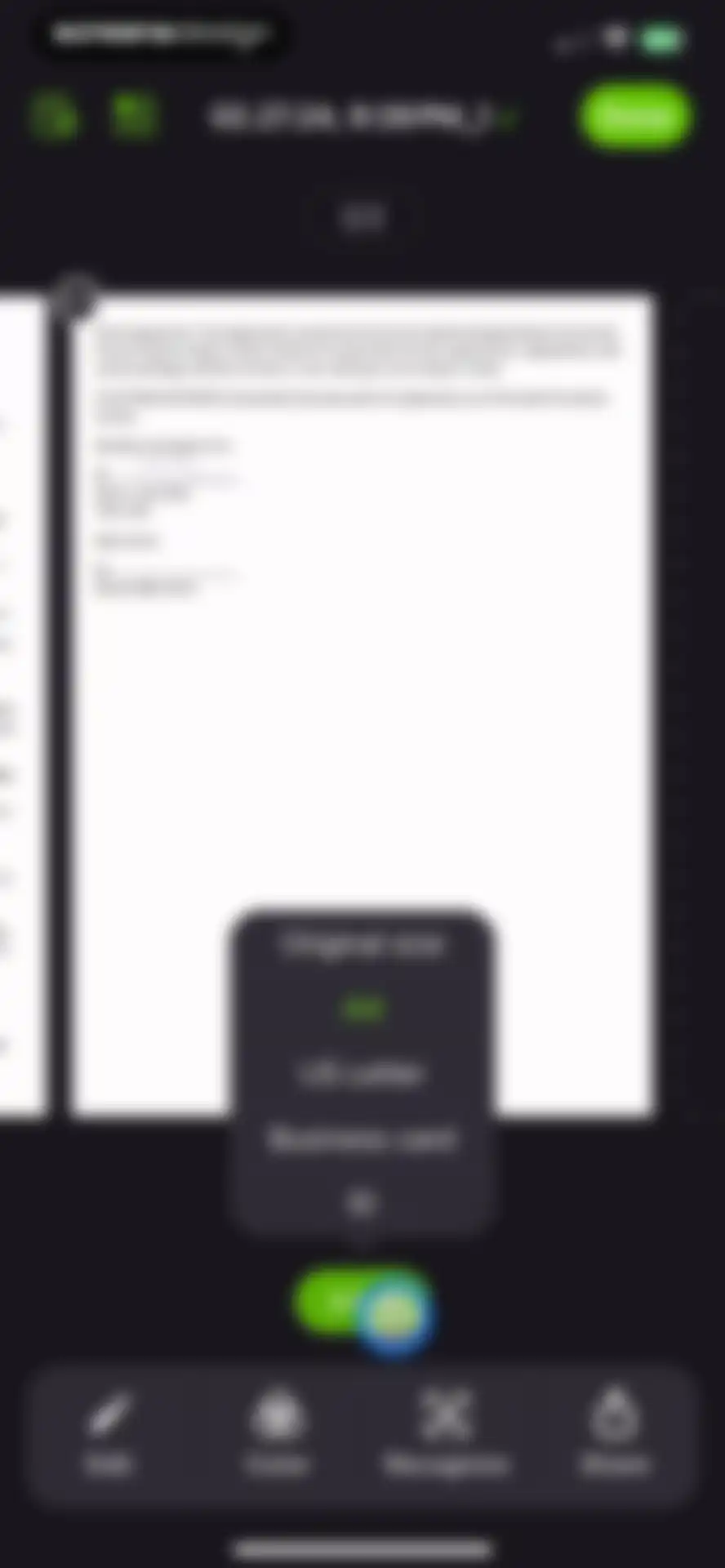My Scanner: Scan to PDF & Edit screen 40