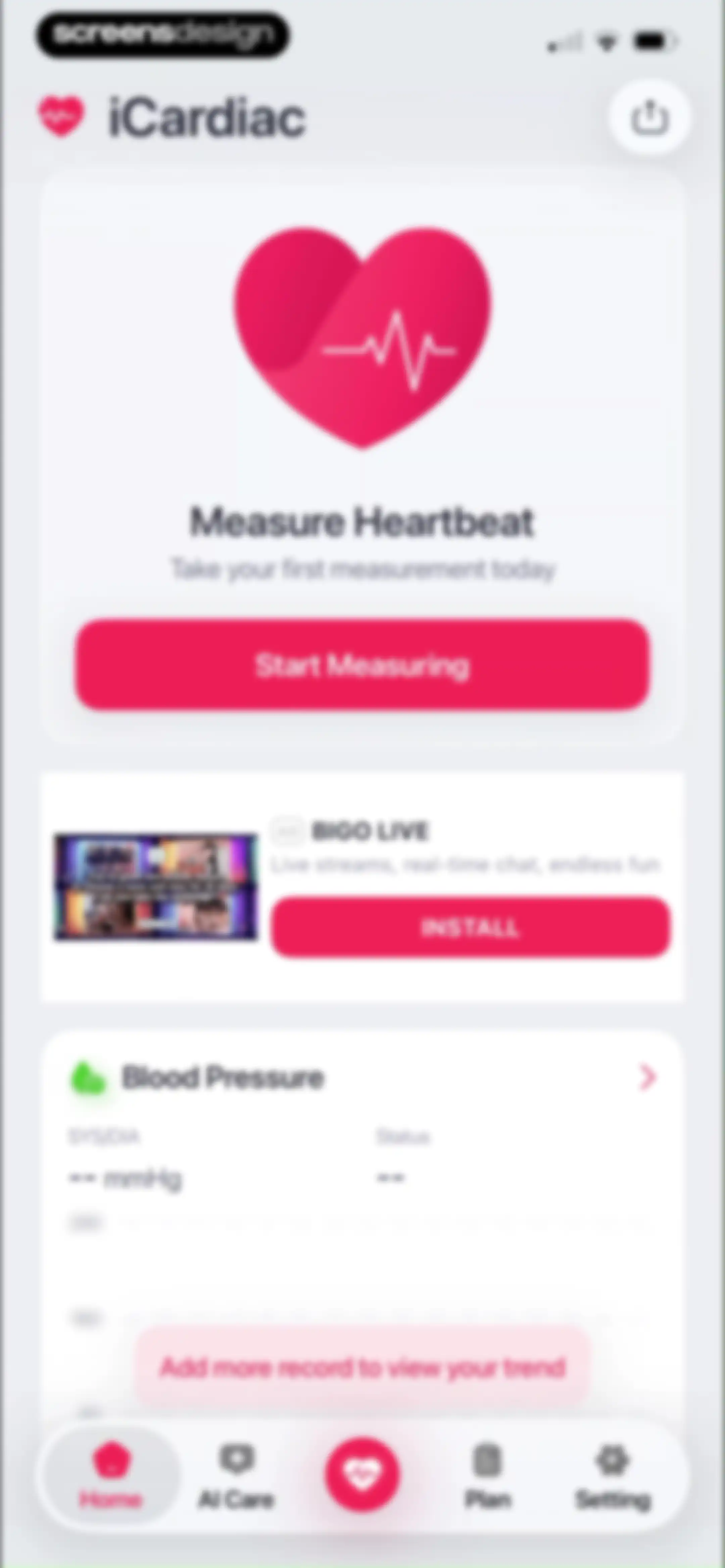 iCardiac: Heart Rate & Health screen 16
