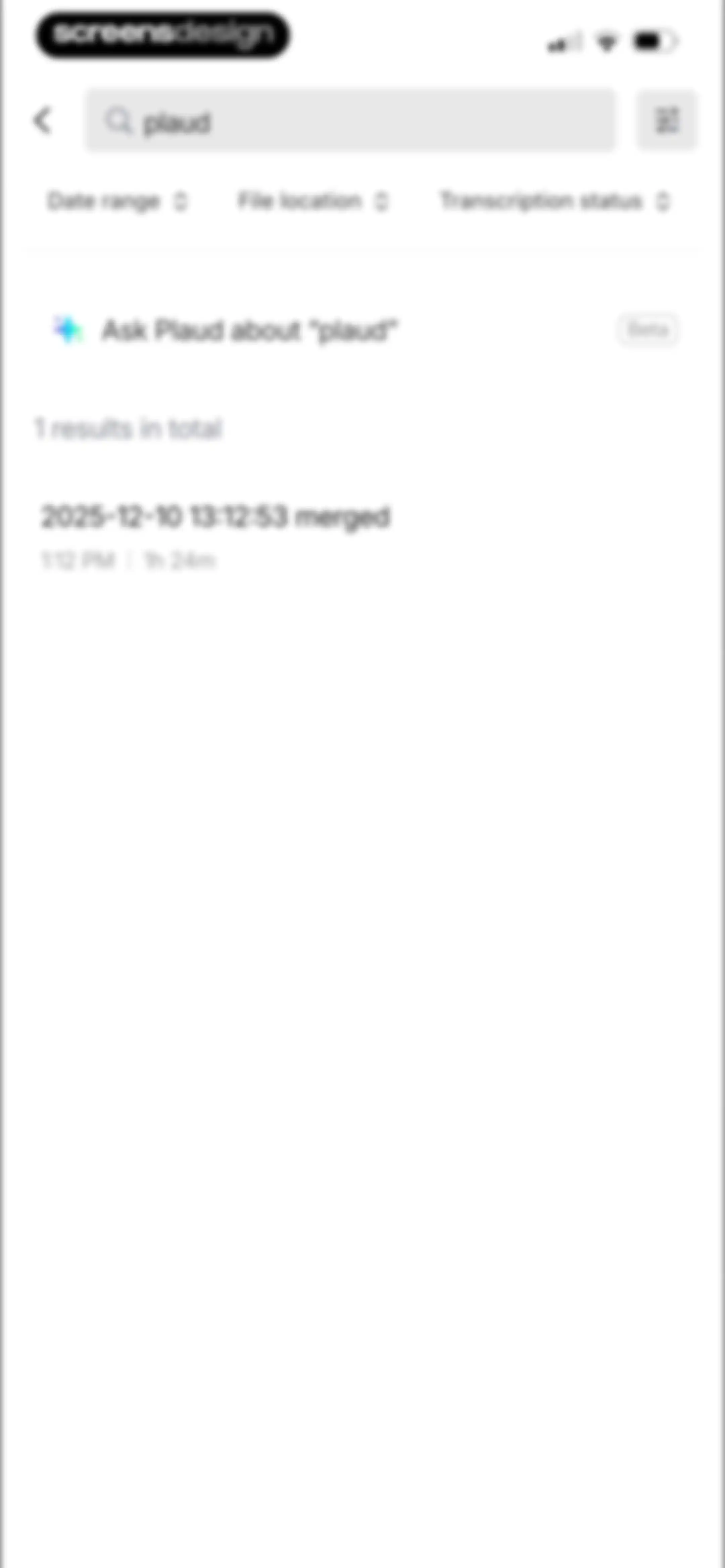 Plaud: AI Note Taker screen 82