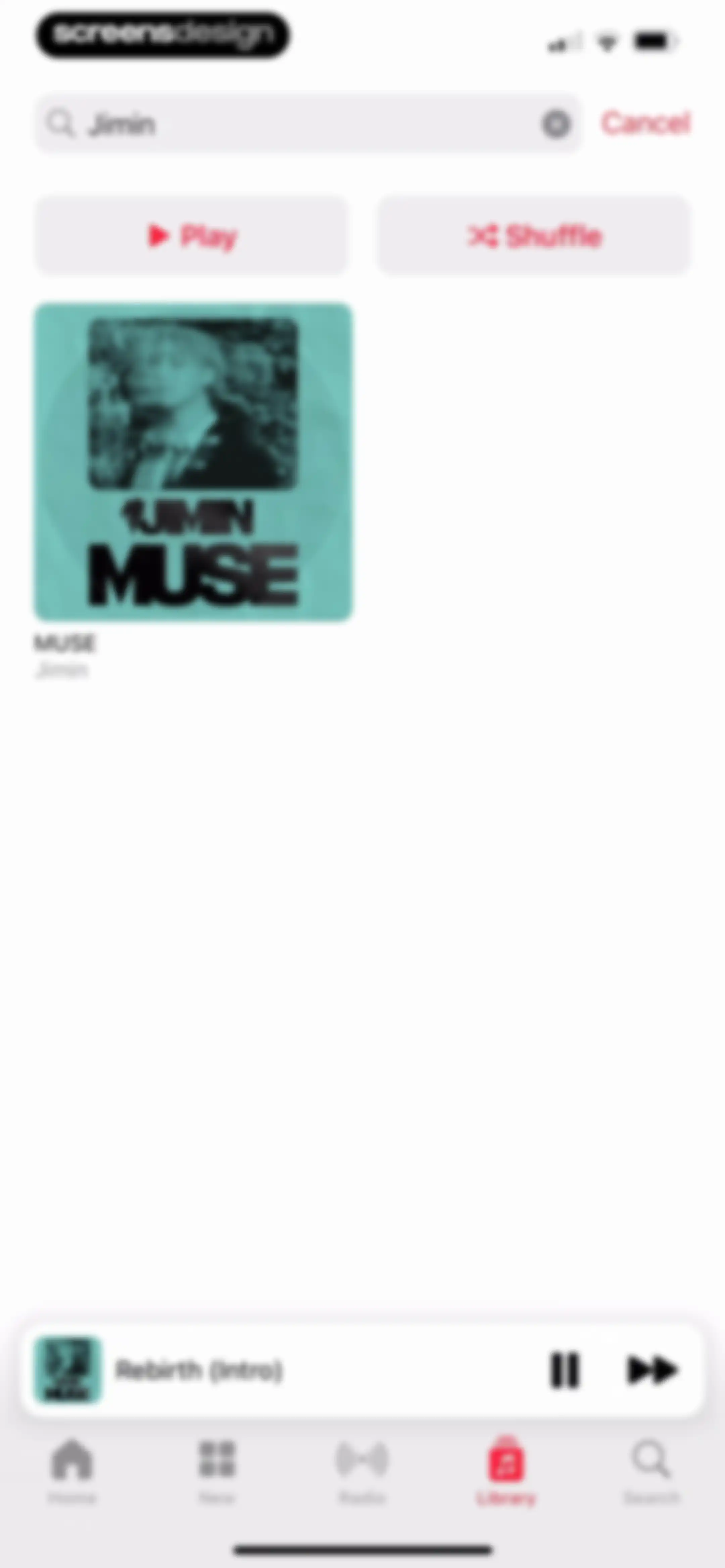 Apple Music screen 129