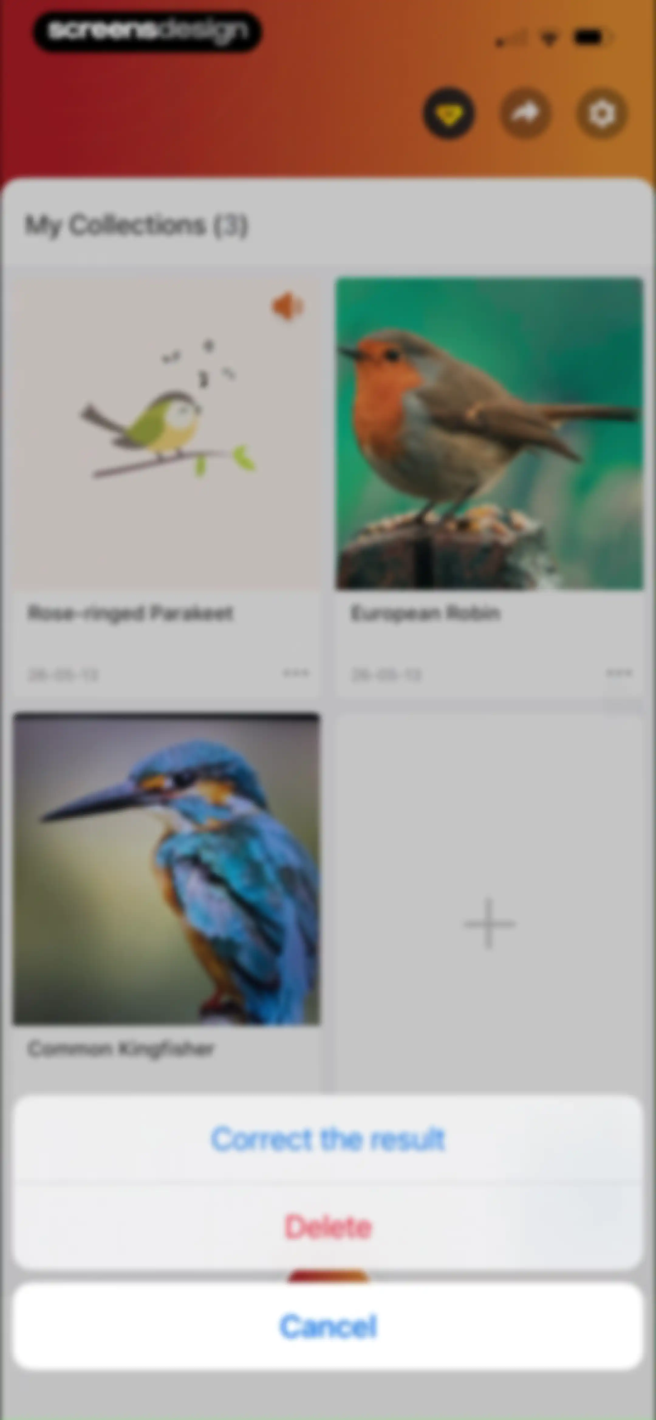 Picture Bird: Bird identifier screen 98