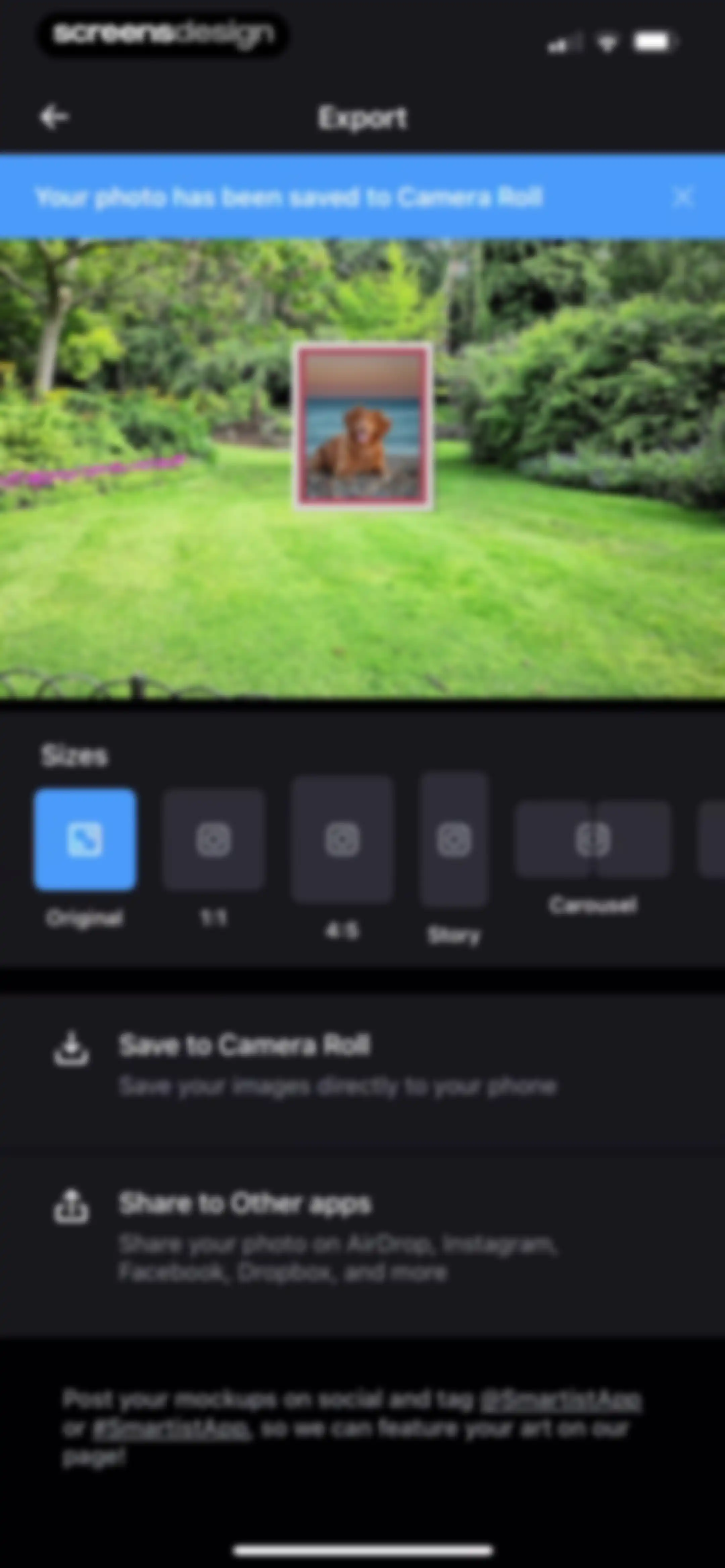Smartist: Art Preview on Wall screen 80