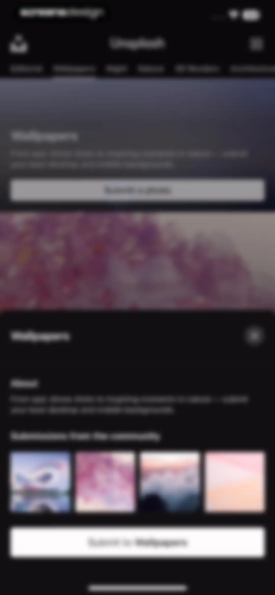 Unsplash screen 22