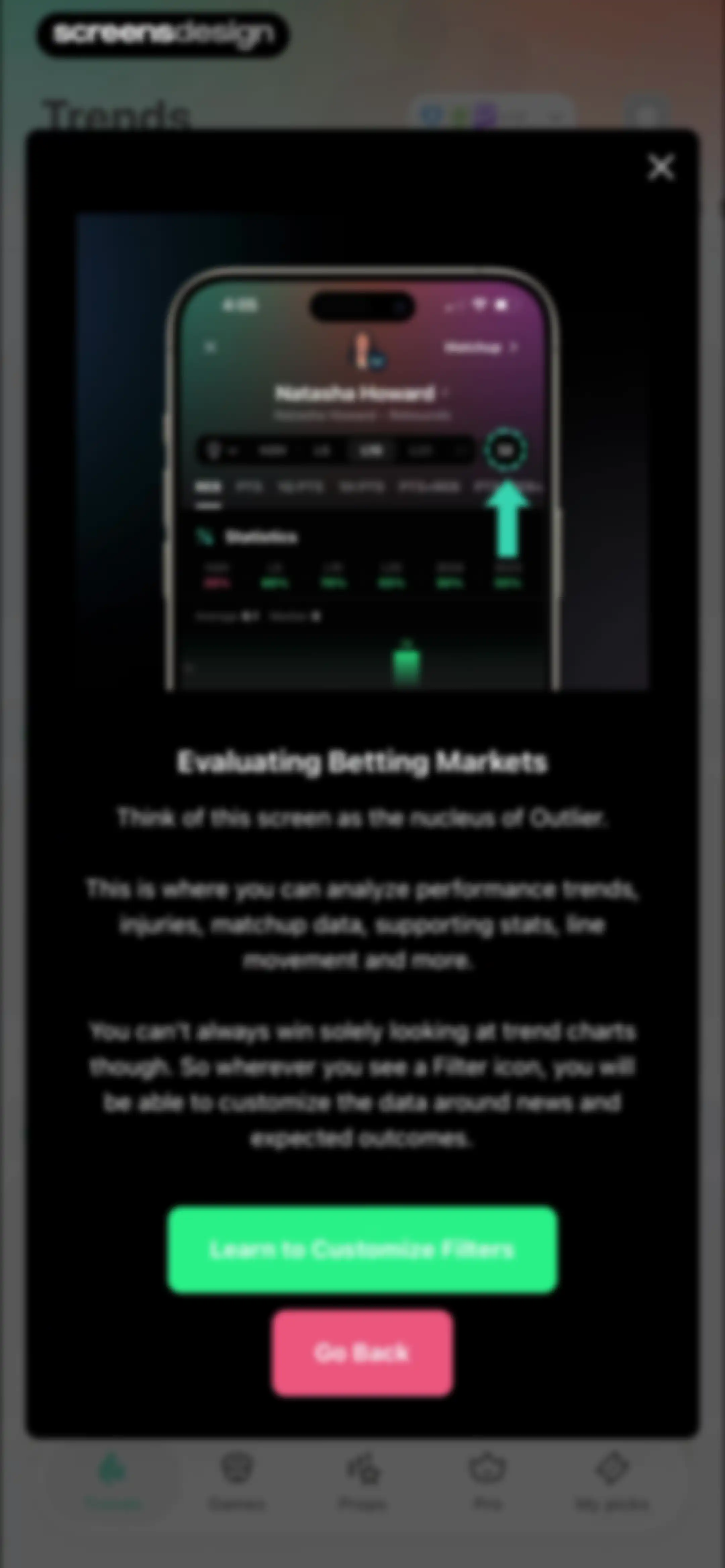 Outlier: Smart Sports Betting screen 26
