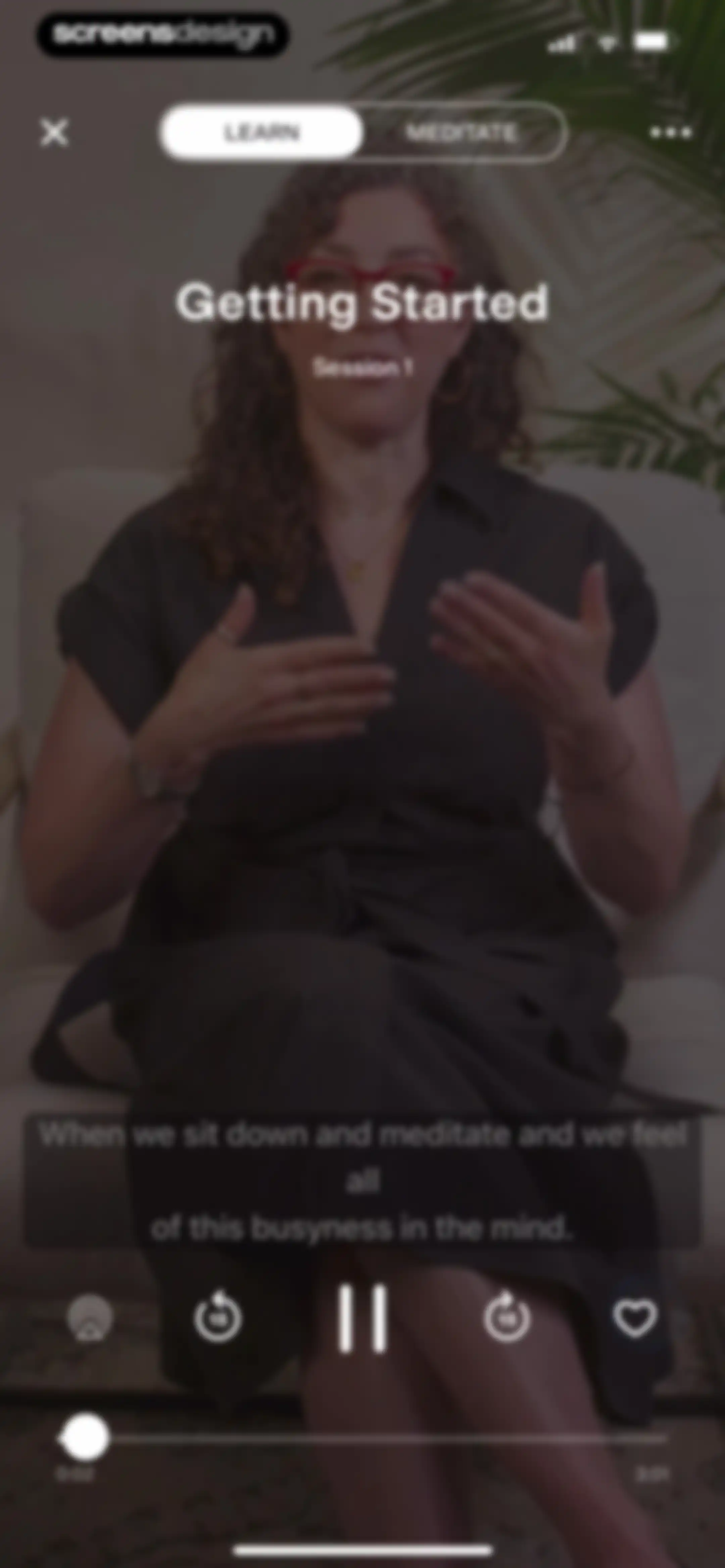 Happier Meditation screen 119