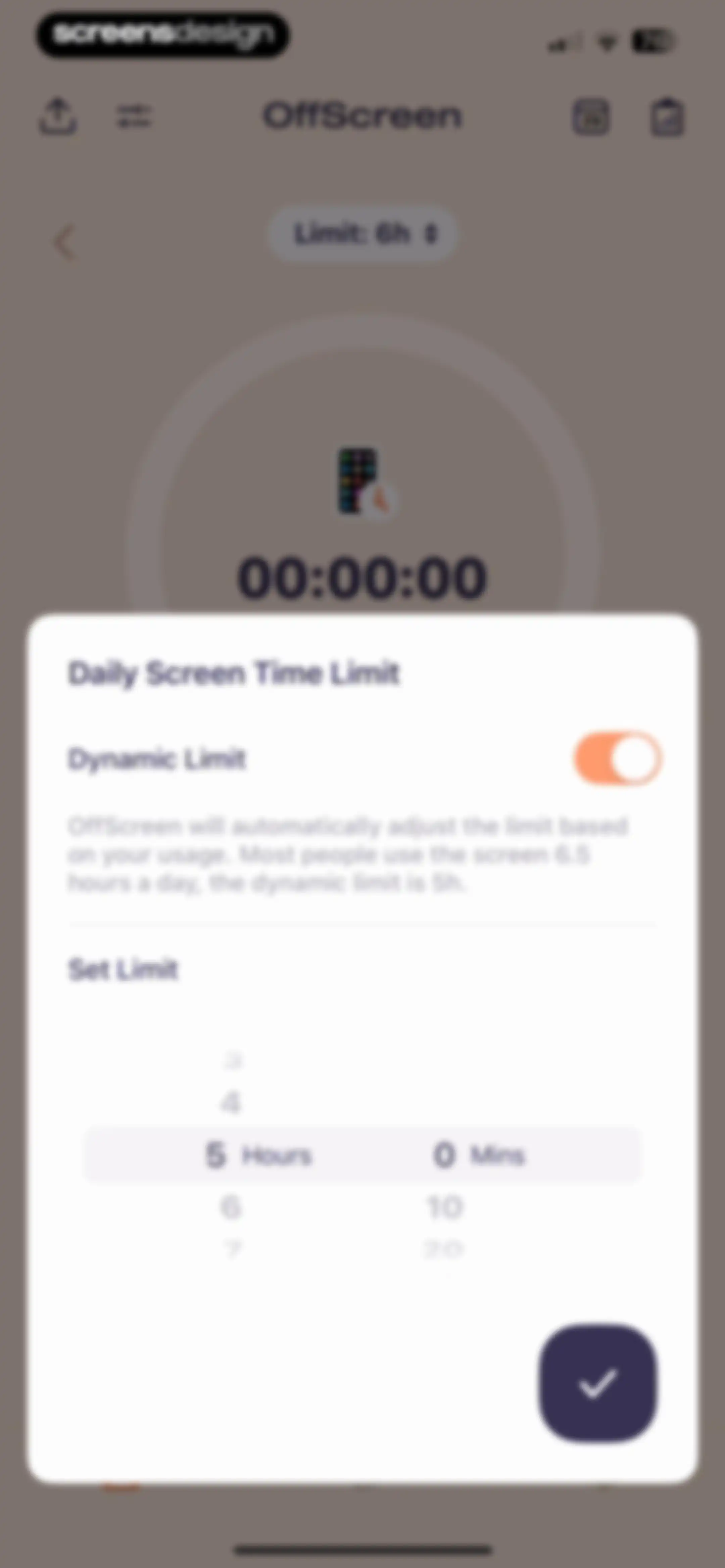 OffScreen: Screen Time Control screen 20