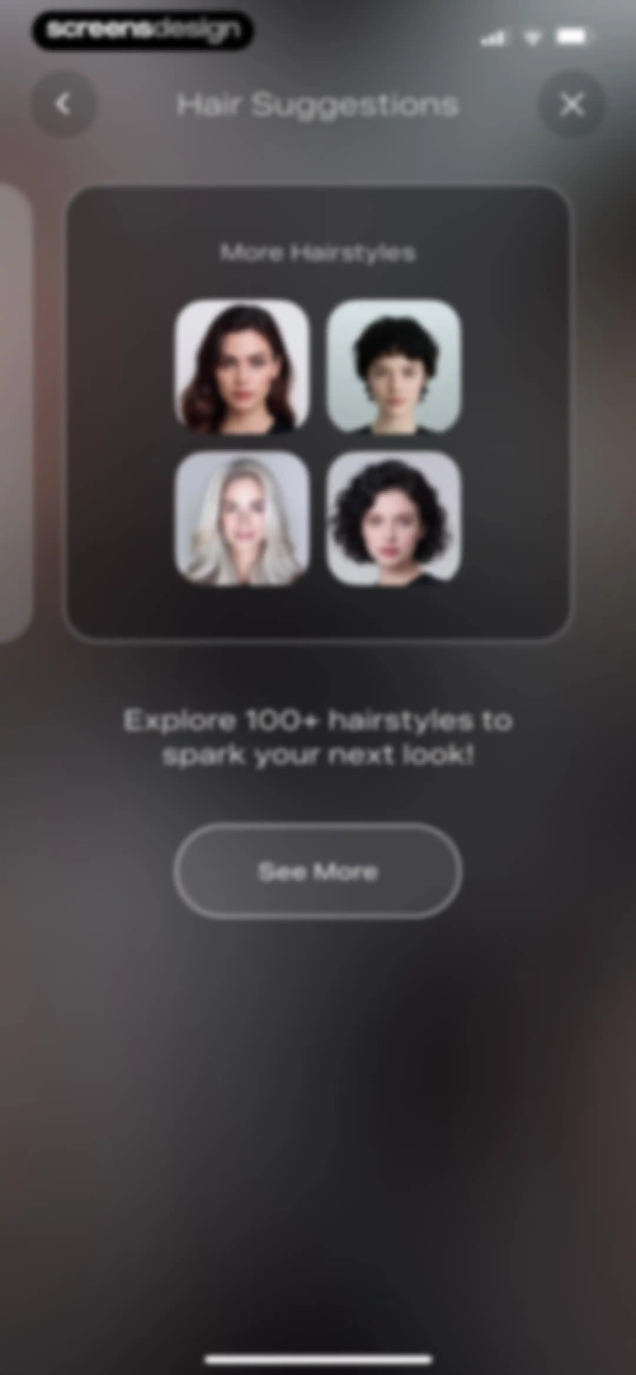 Beautify - Hairstyle Try On screen 57