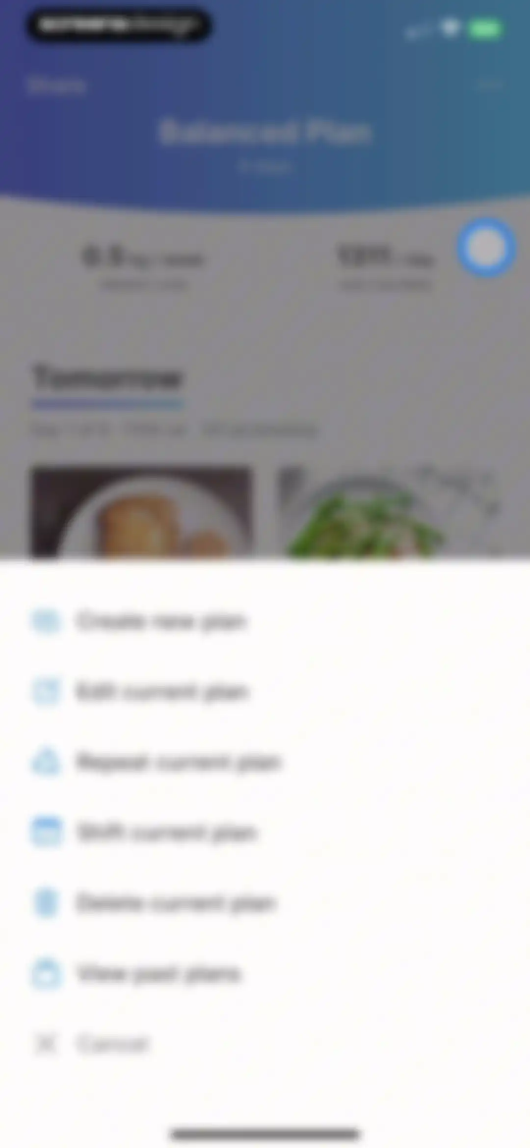 Intent - Meal Planner screen 64
