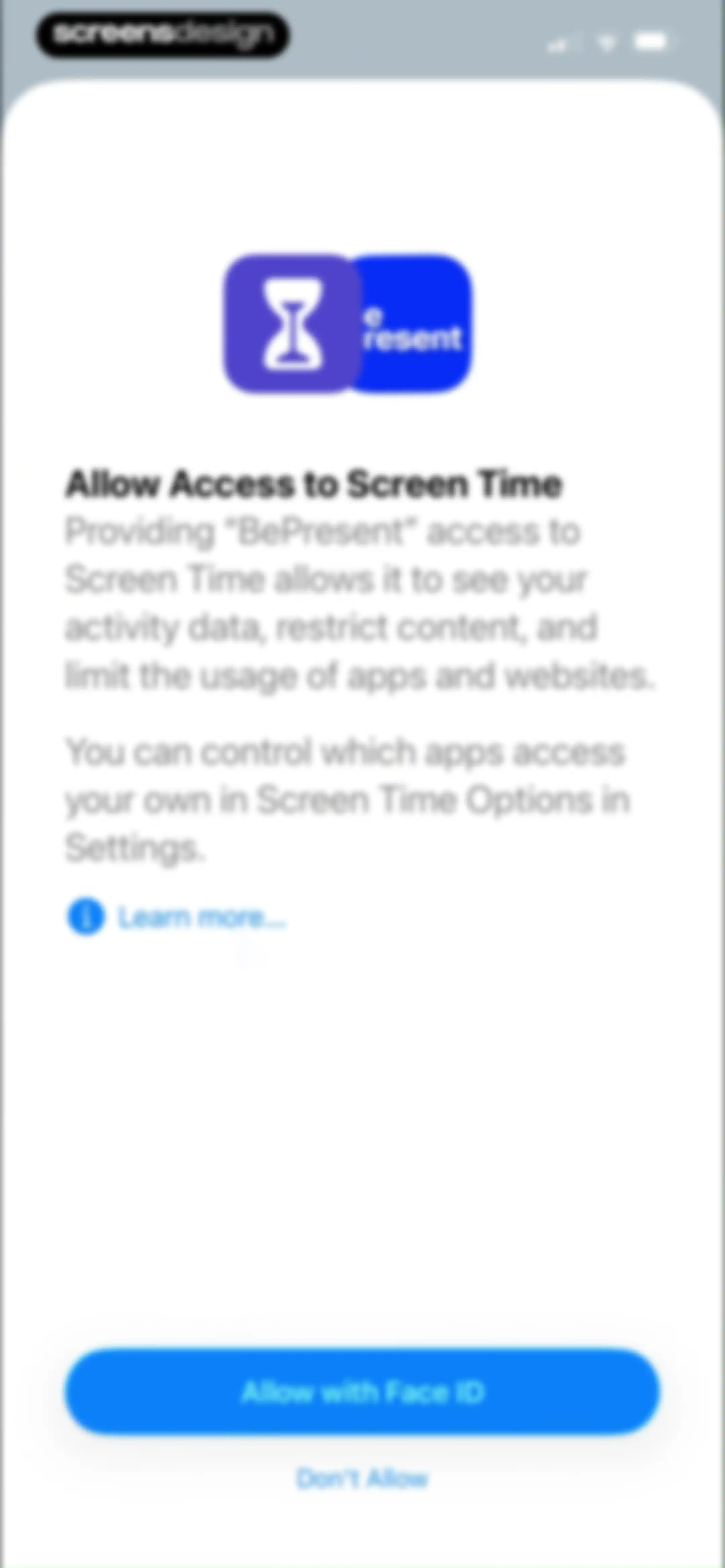 BePresent: Screen Time Control screen 19