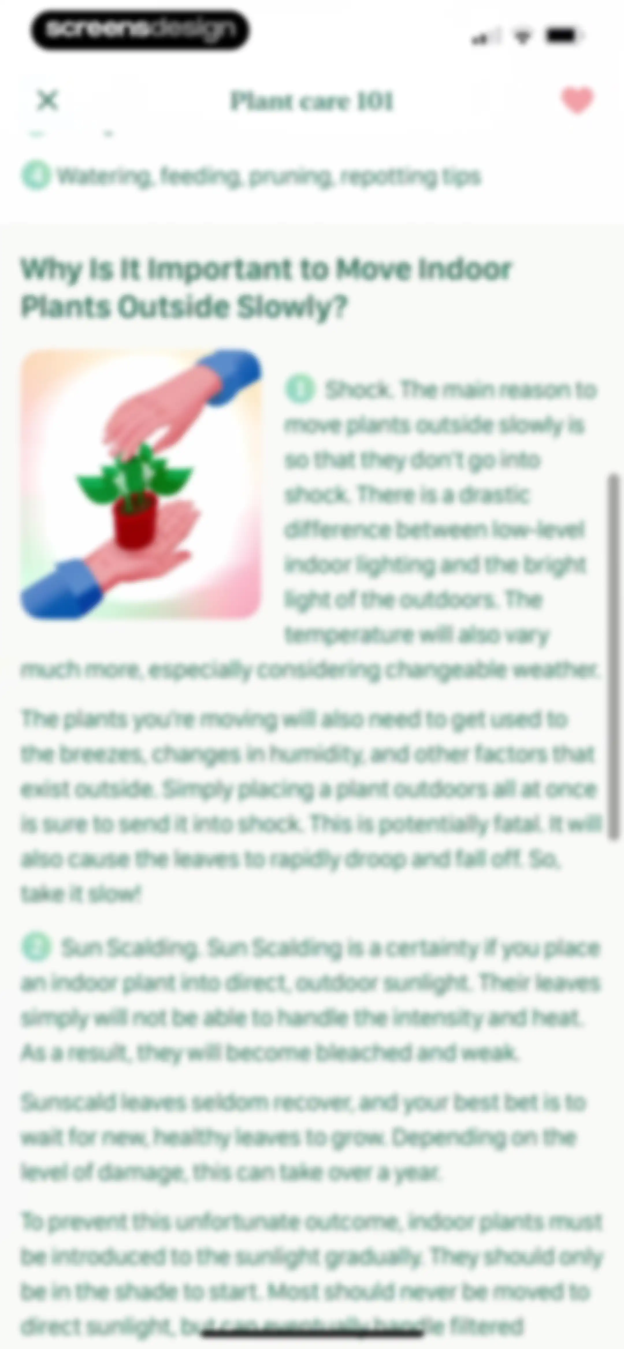 Blossom - Plant Care Guide screen 64
