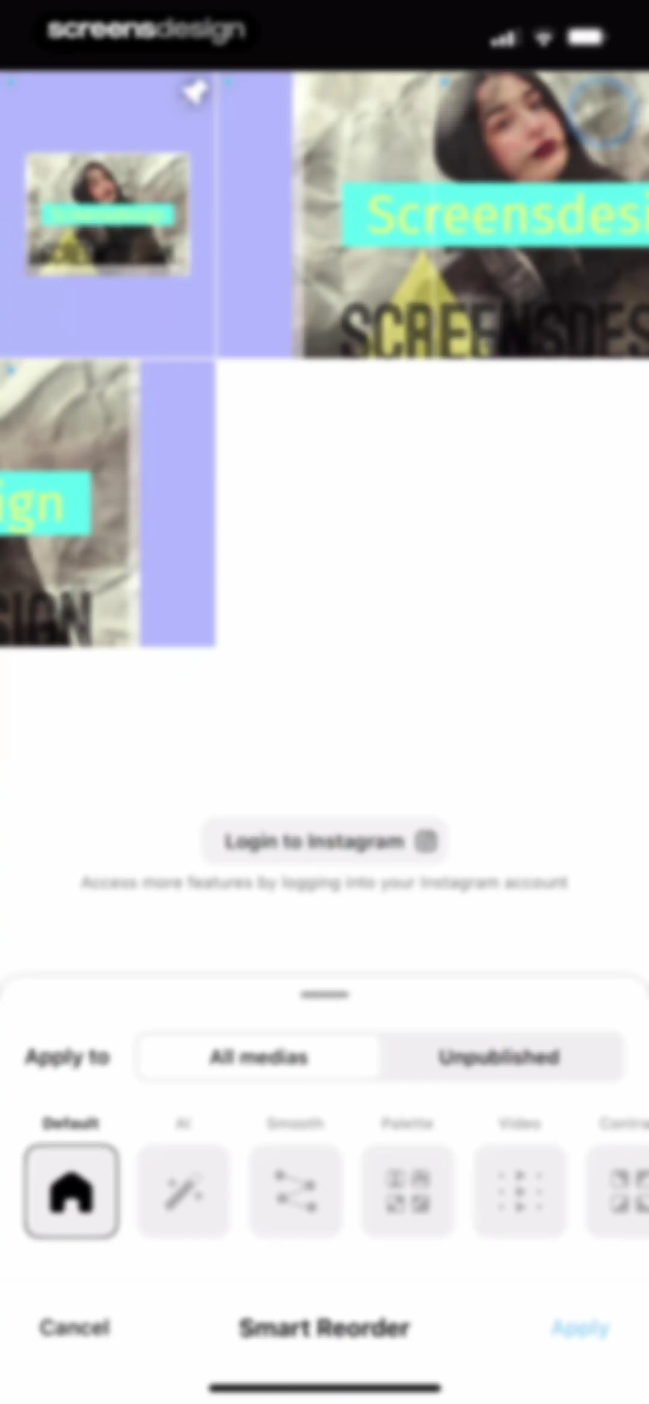 Feed Preview: Planner for IG screen 73