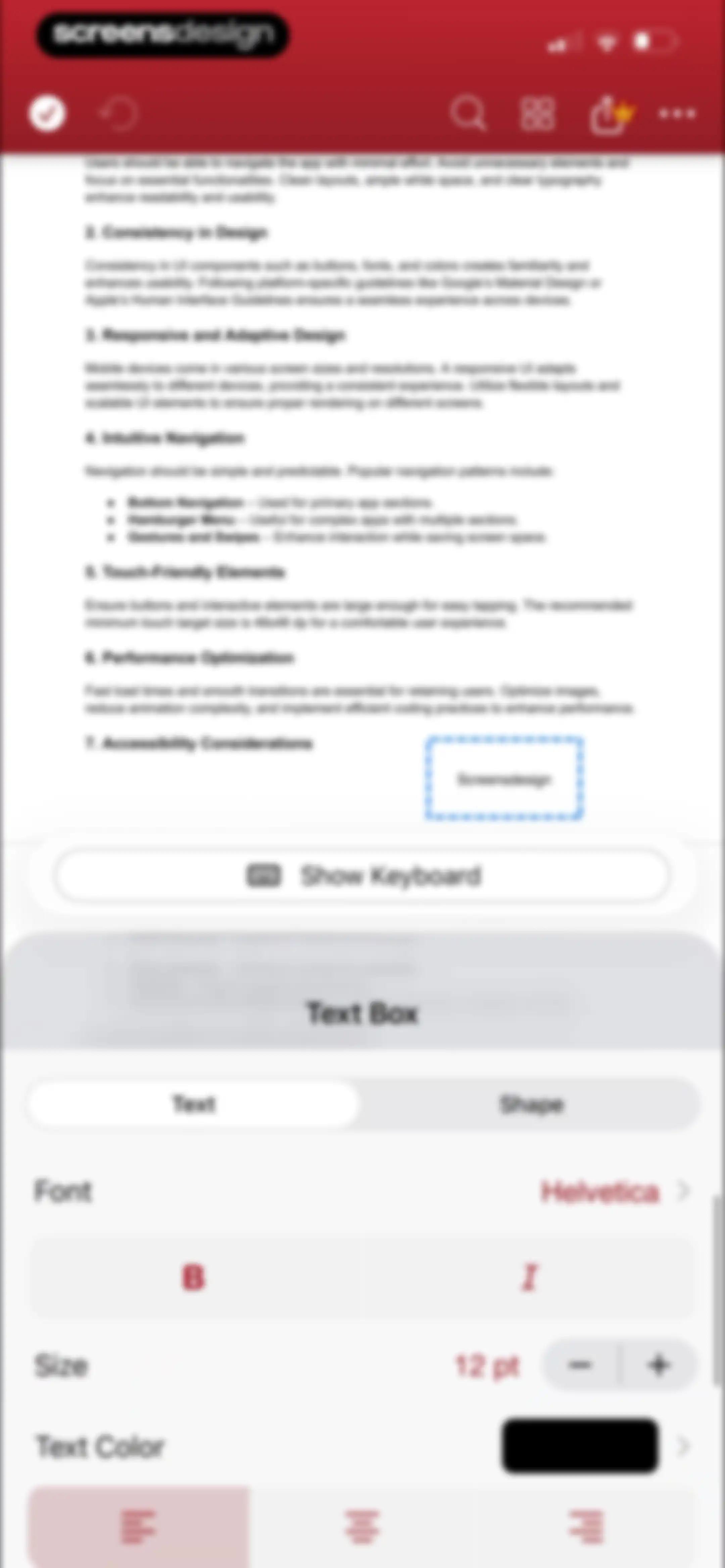 MobiPDF・PDF Text Editor・Reader screen 22