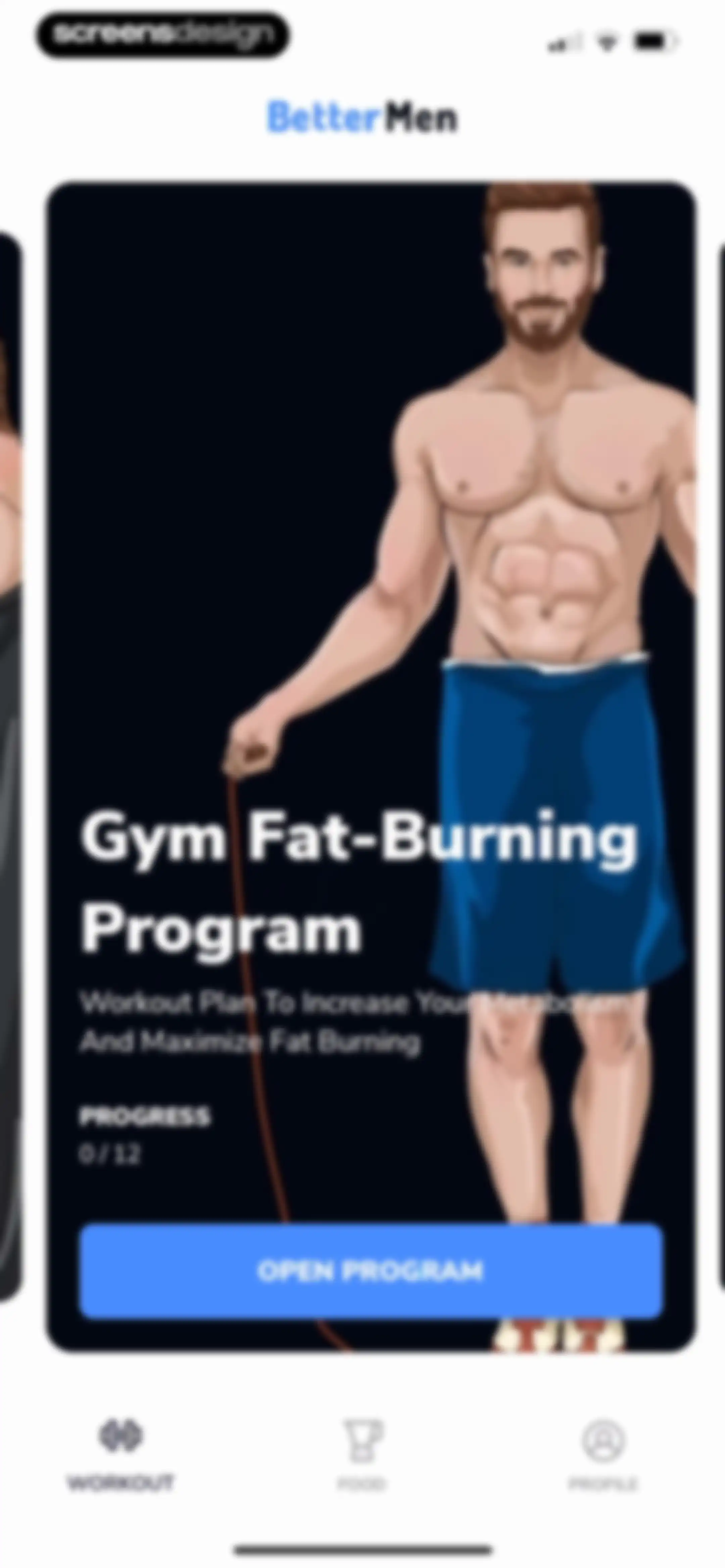Workouts For Men: Gym & Home screen 70