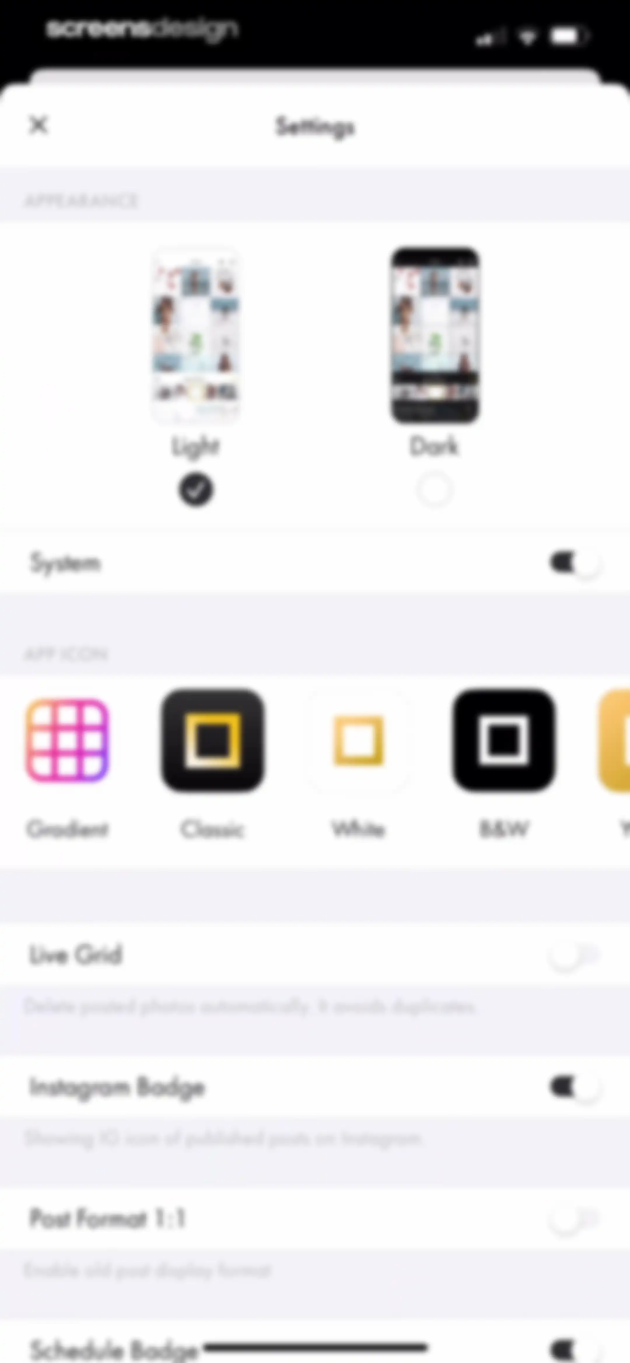Layout for Instagram・Inpreview screen 65