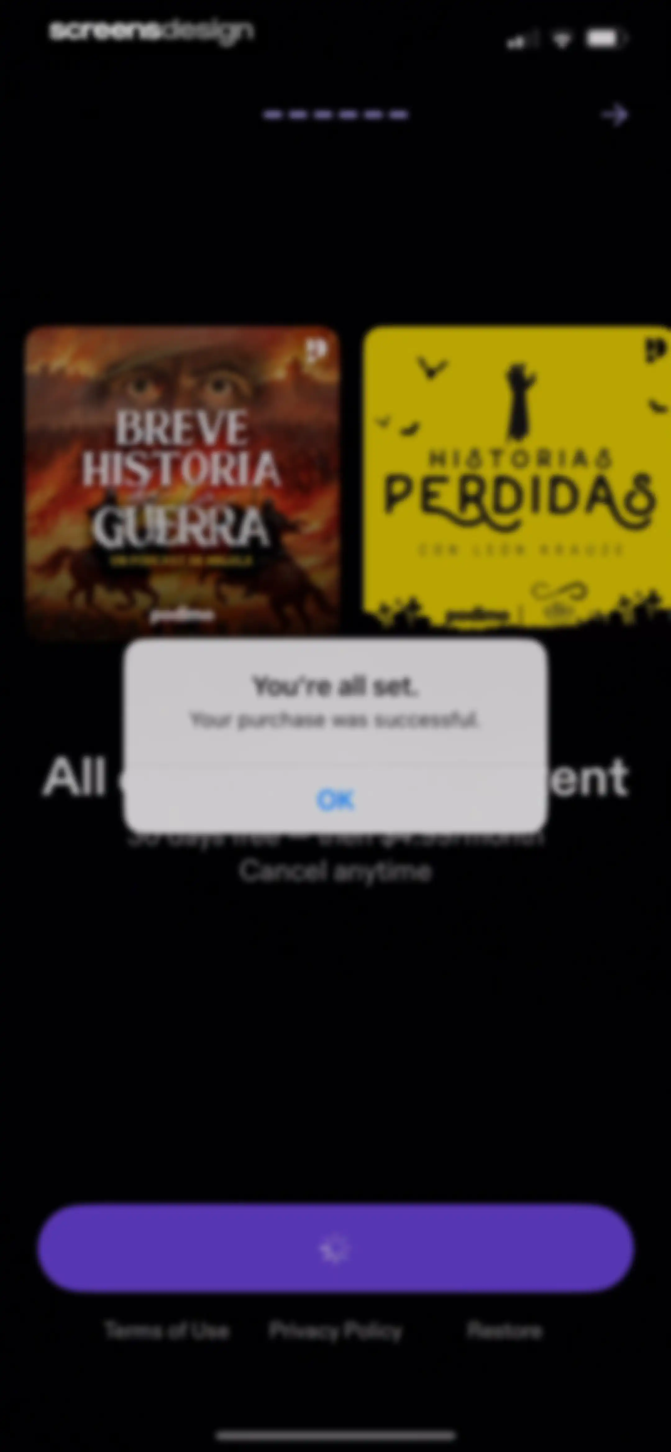 Podimo: Podcasts & audiobooks screen 17