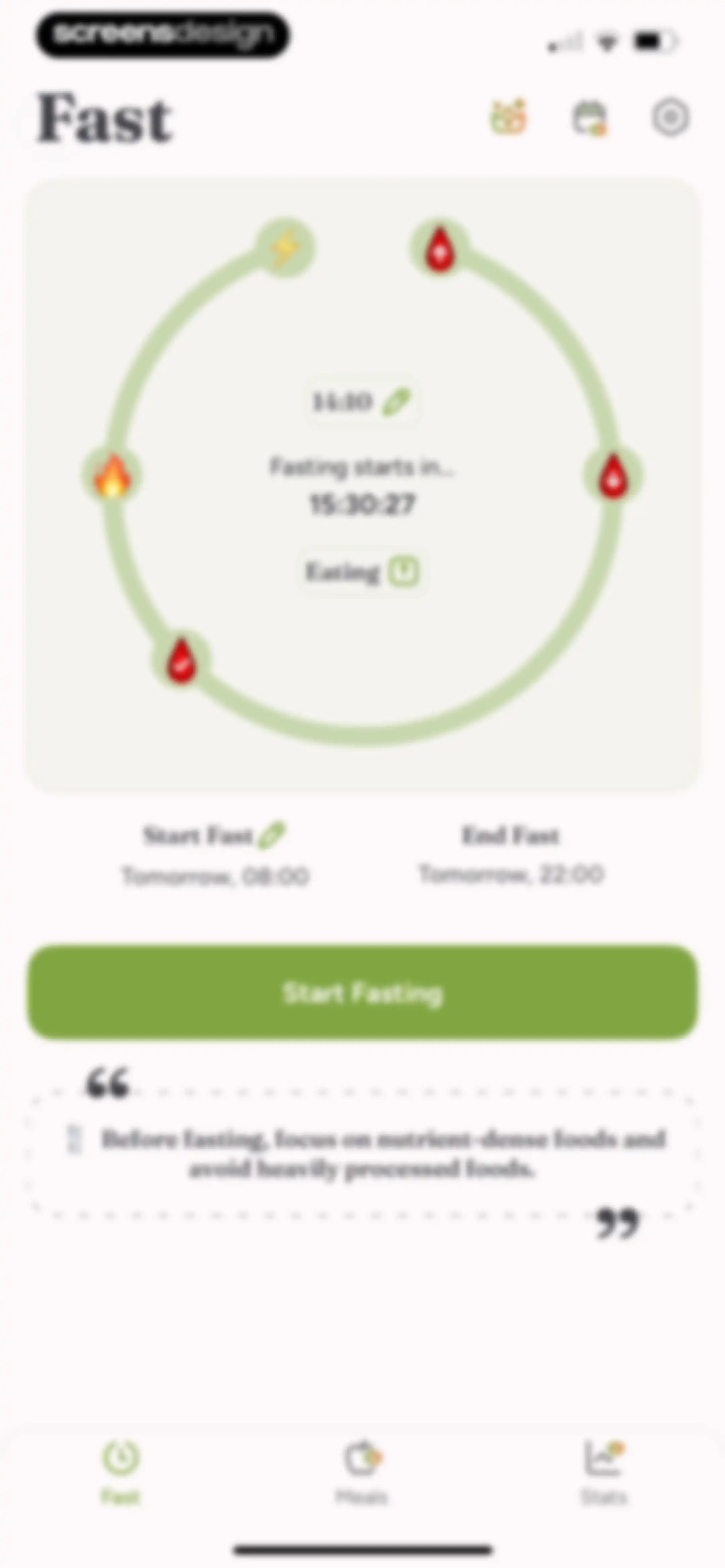Fast & Fit: IF Fasting Counter screen 43