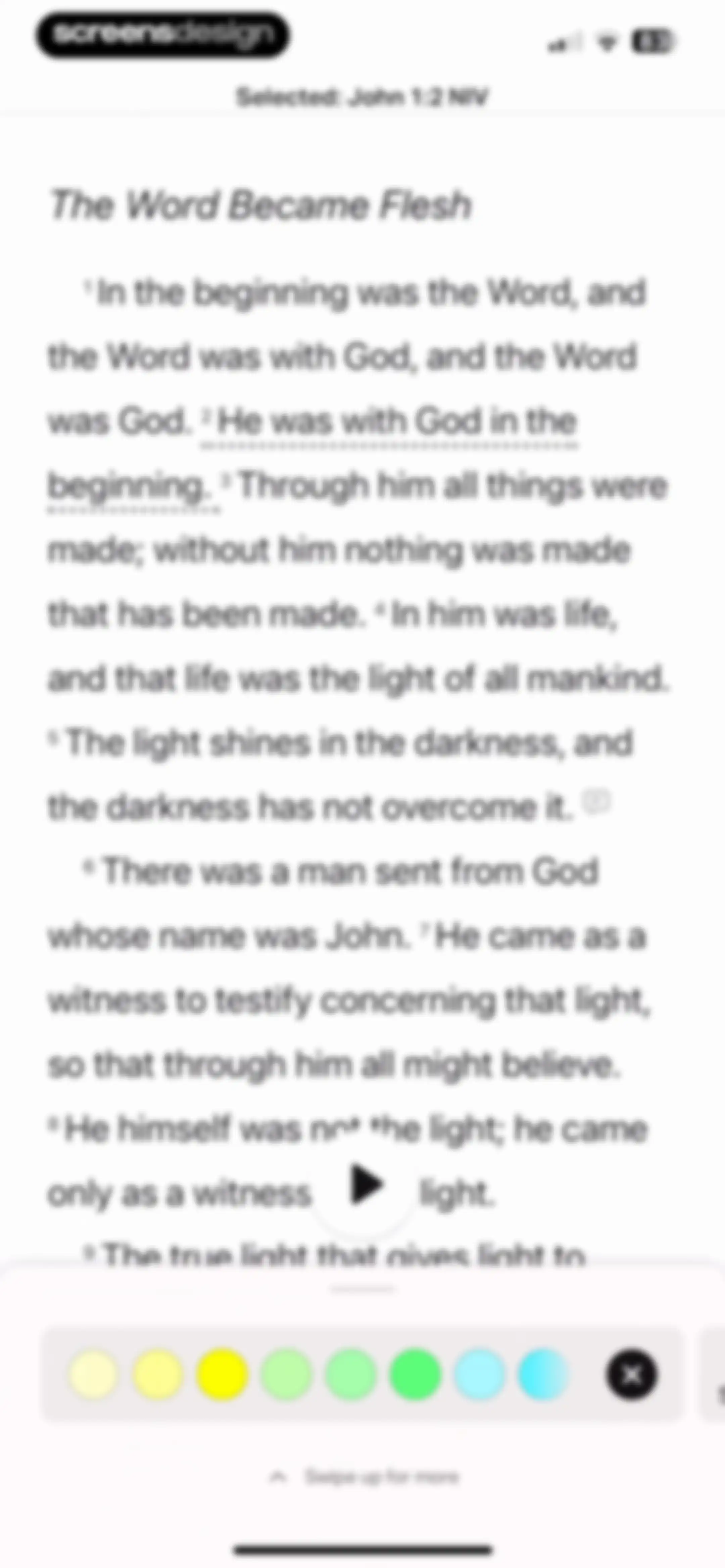 Bible screen 16