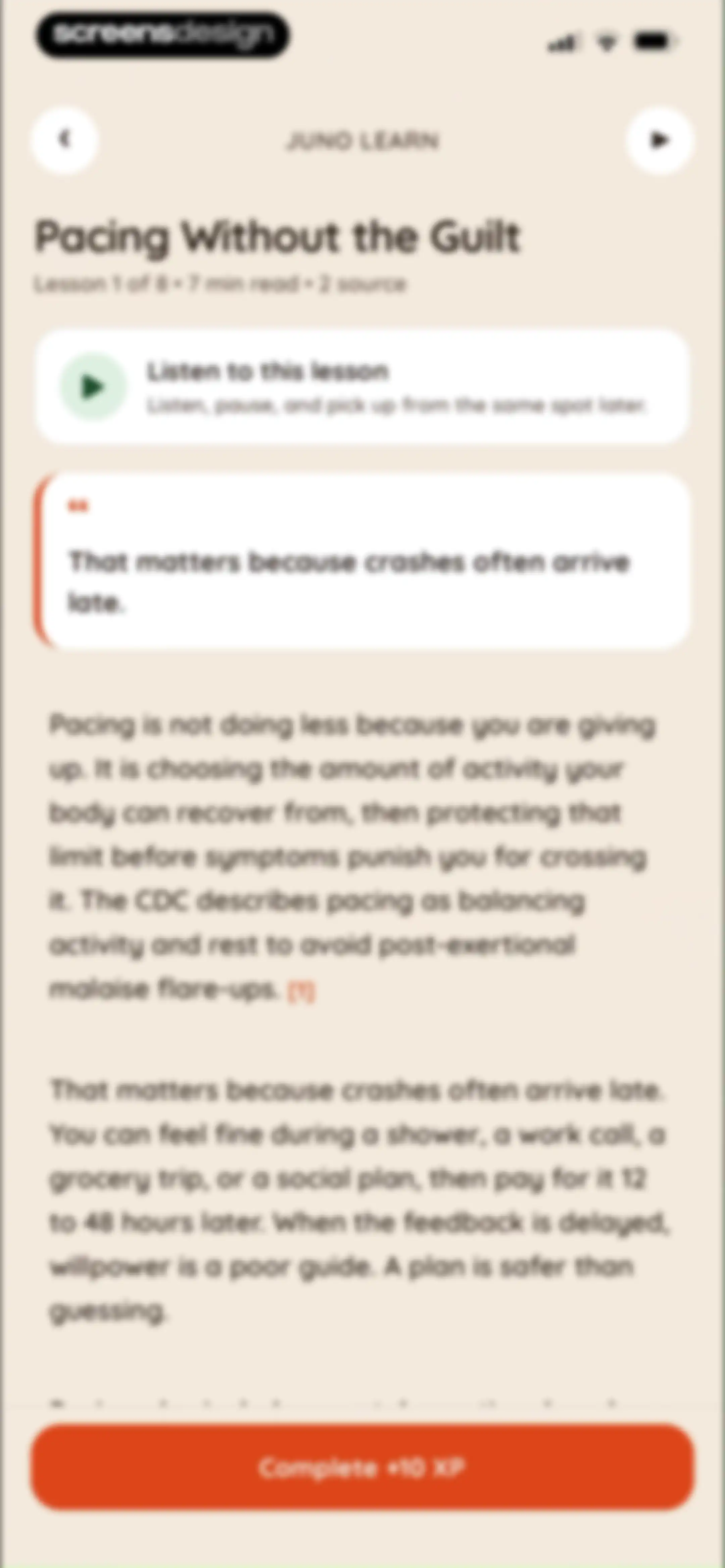 Juno: Chronic Illness Support screen 77