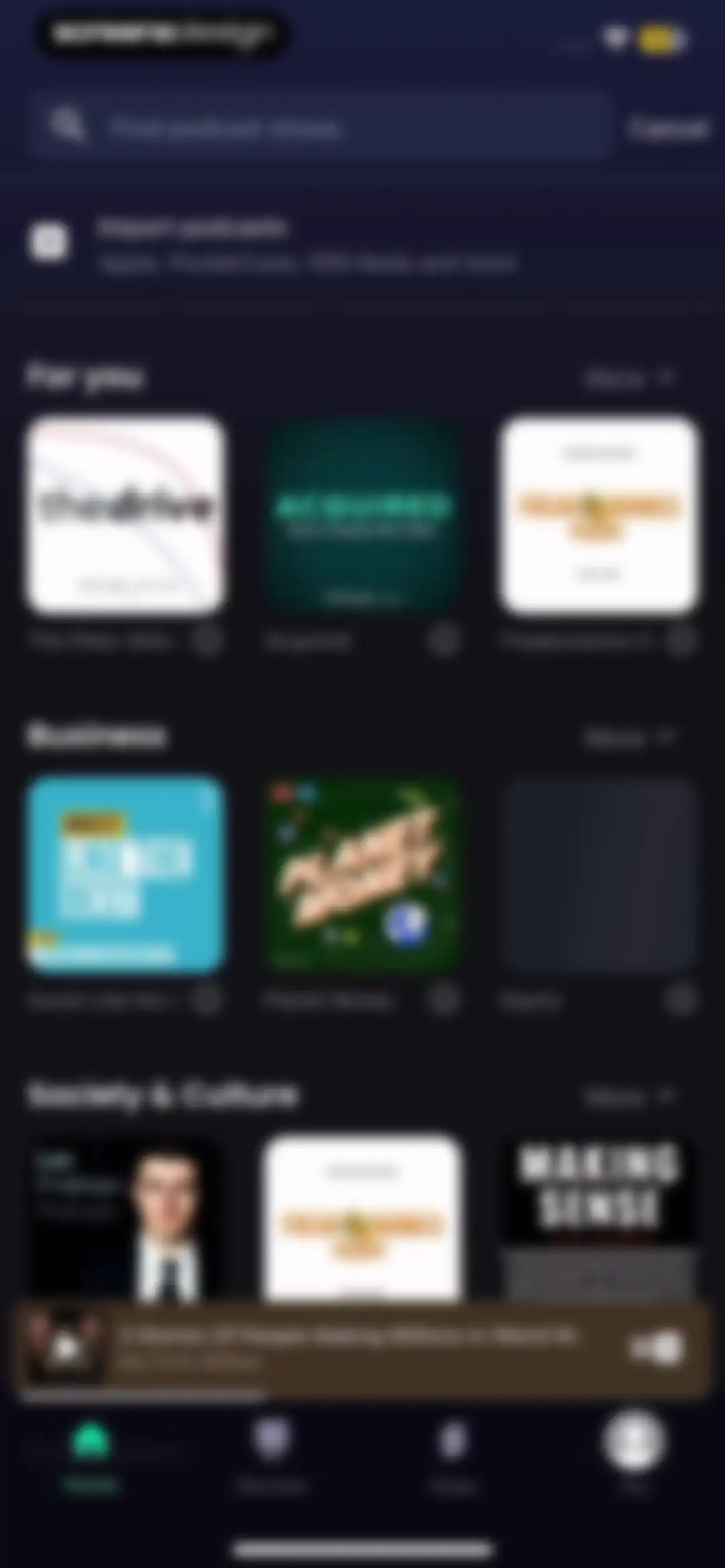 Snipd | AI Podcast Player screen 86