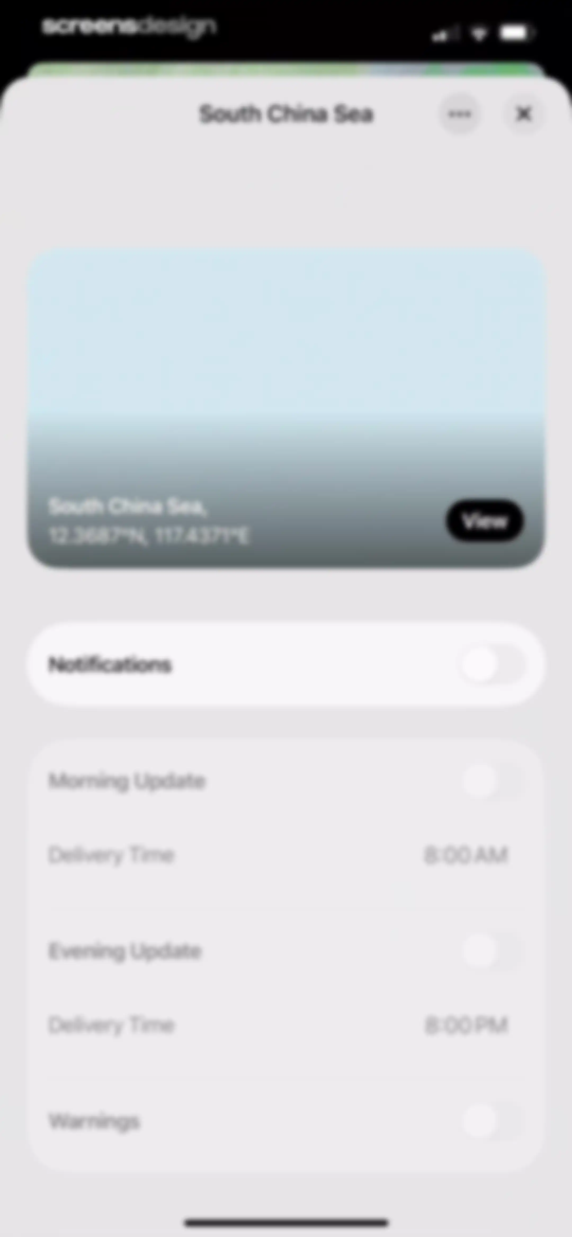 Element: Weather Radar screen 34