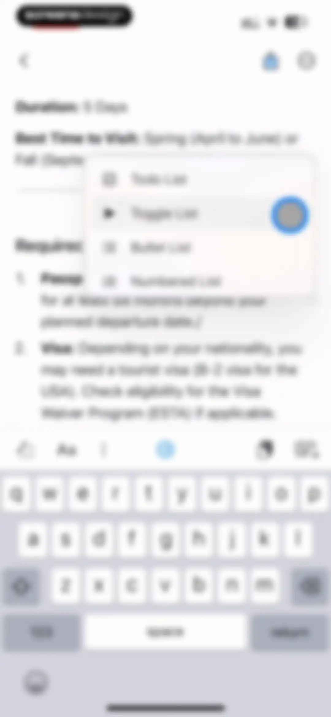 Craft: Notes, Documents, AI screen 21