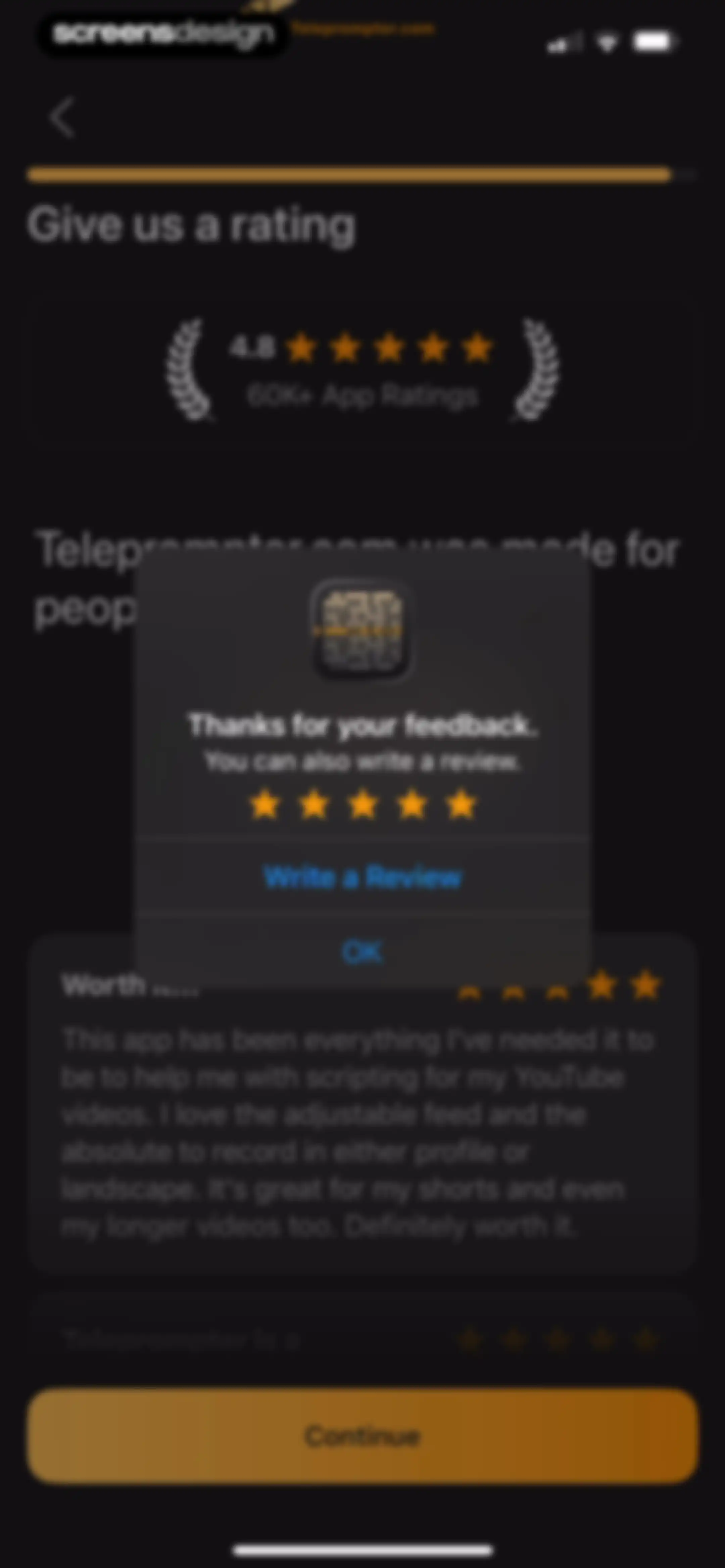Teleprompter.com screen 19