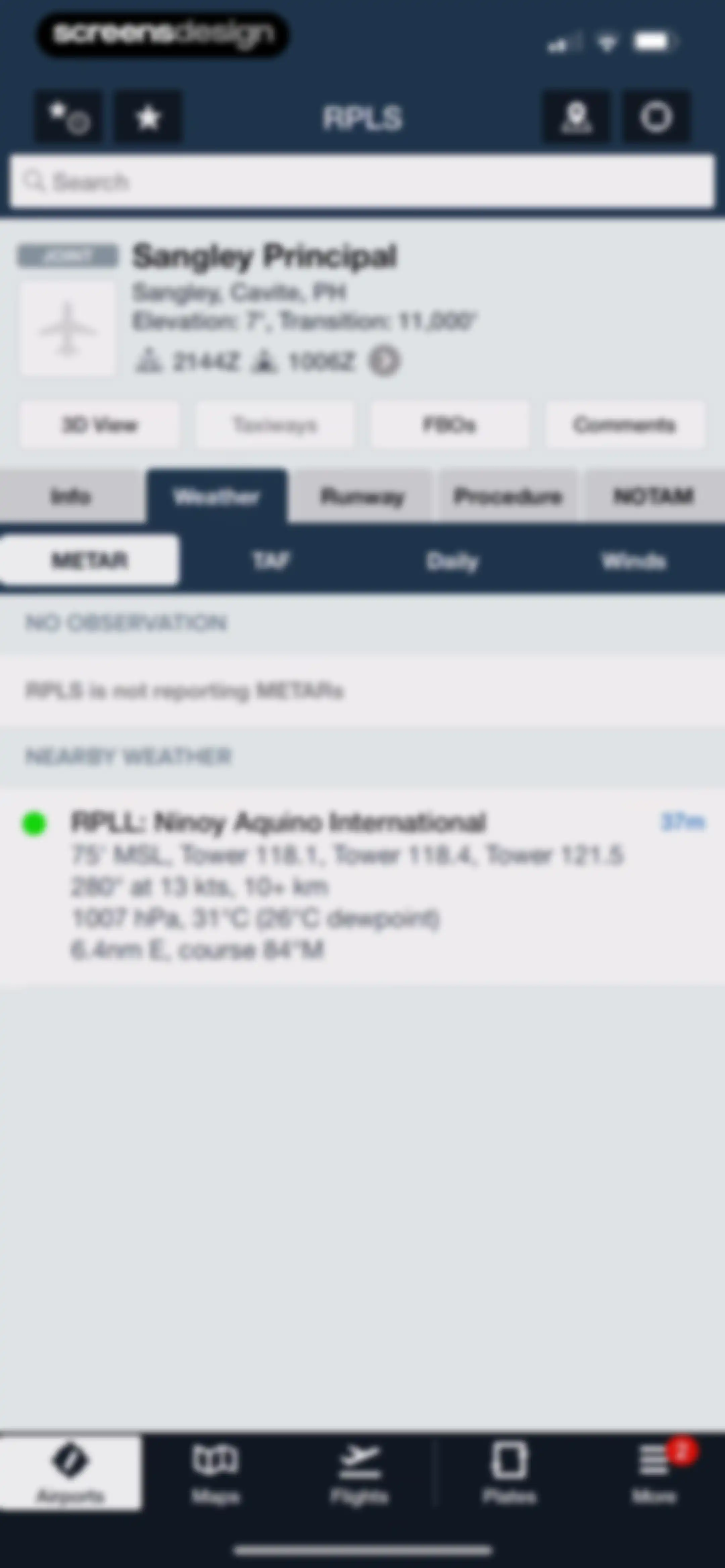 ForeFlight Mobile EFB screen 94