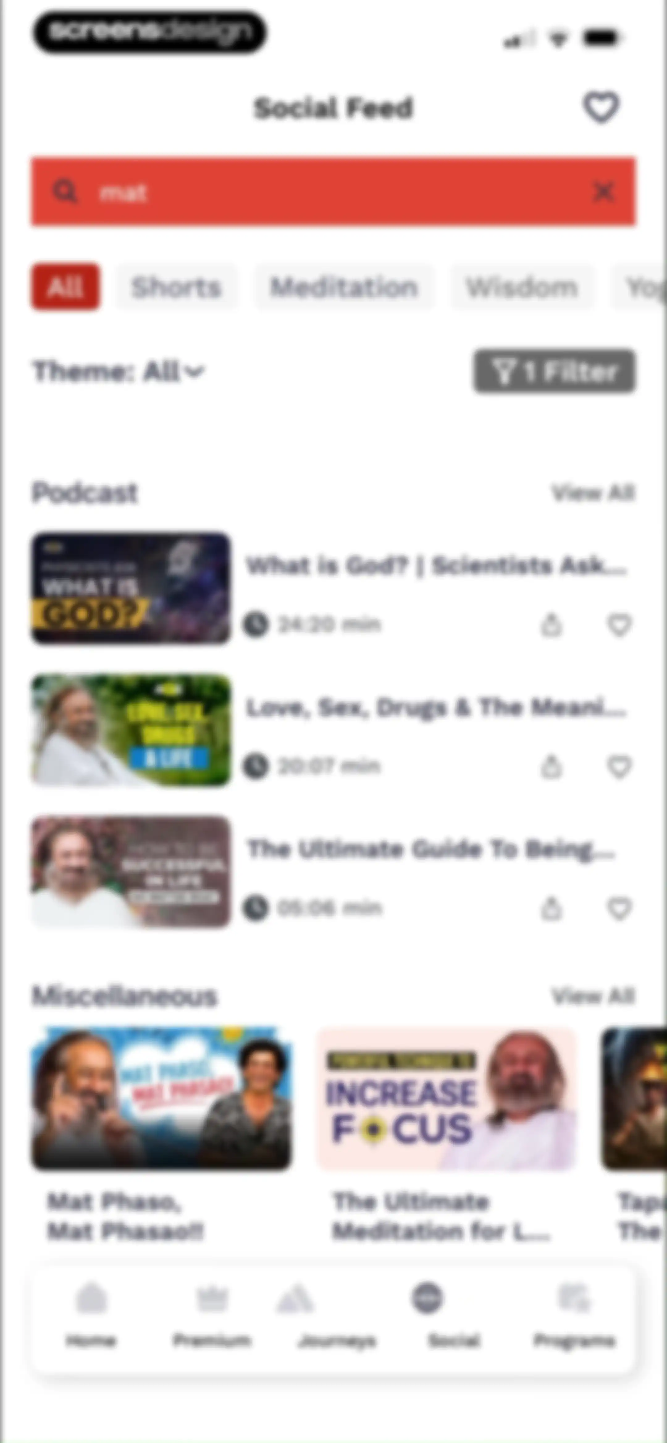 Art of Living Official App screen 23