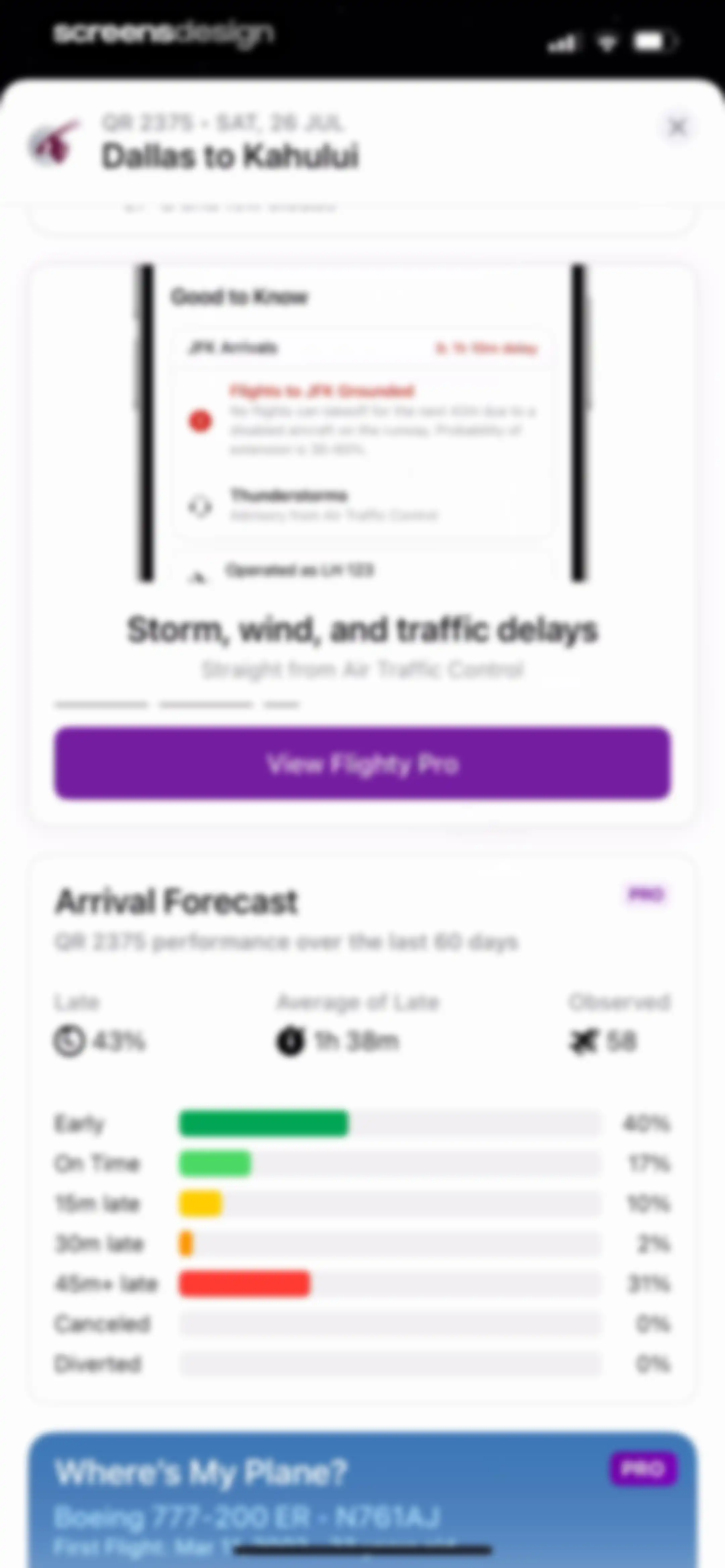 Flighty – Live Flight Tracker screen 73