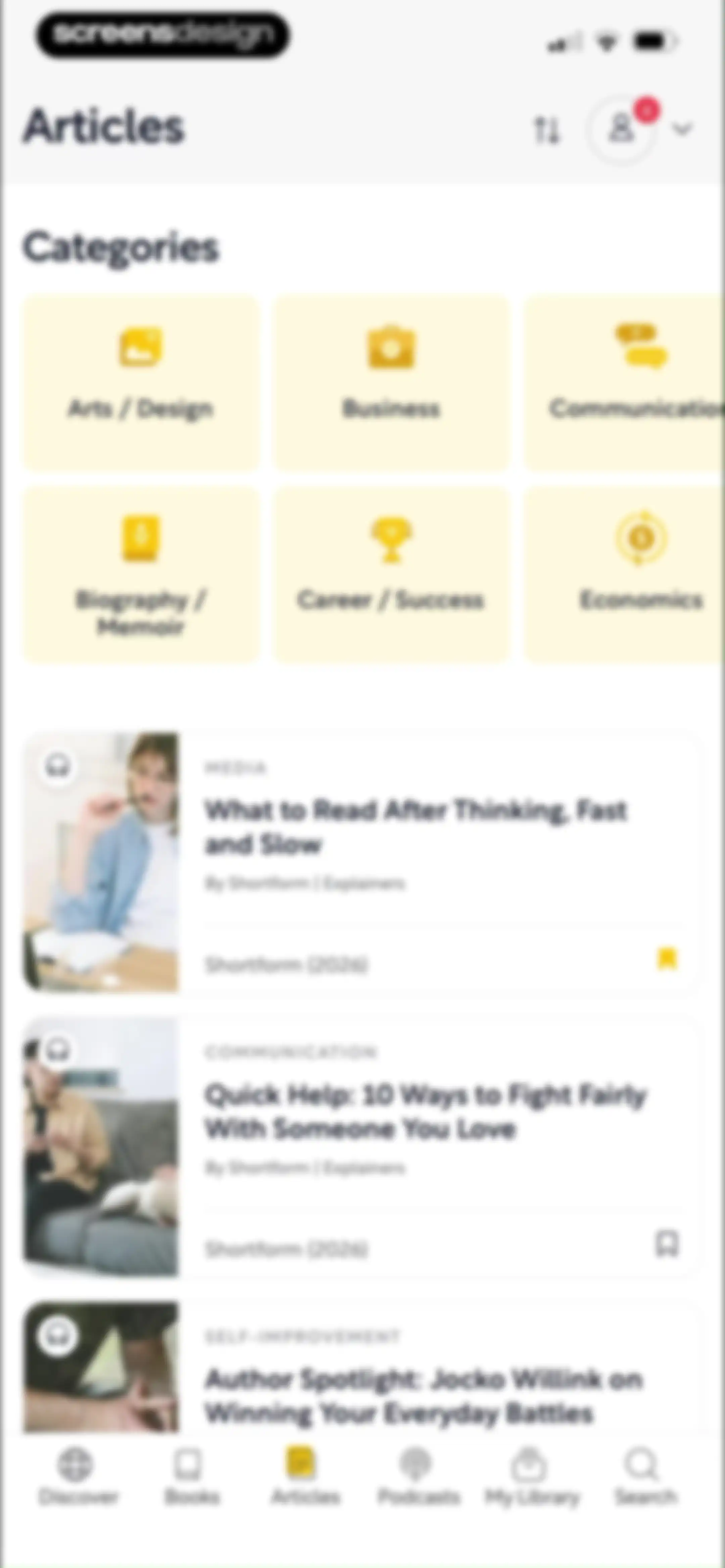 Shortform Daily Book Summaries screen 112