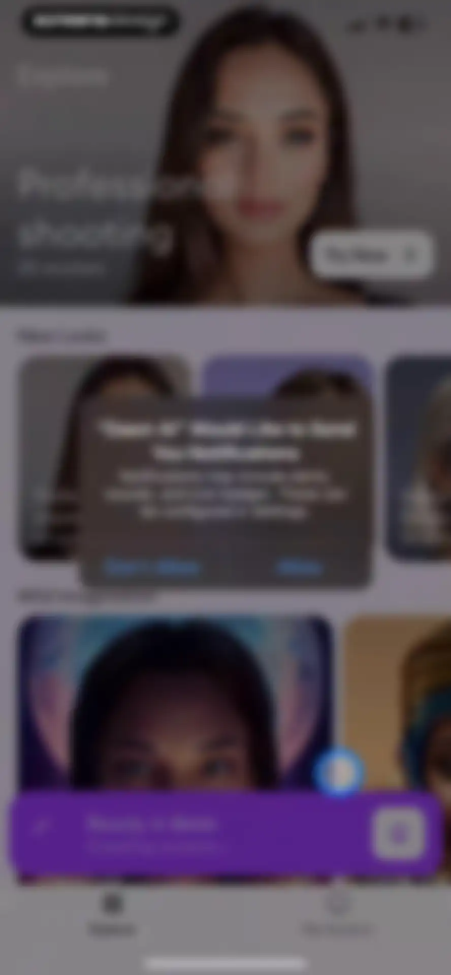Dawn AI - Avatar generator screen 13