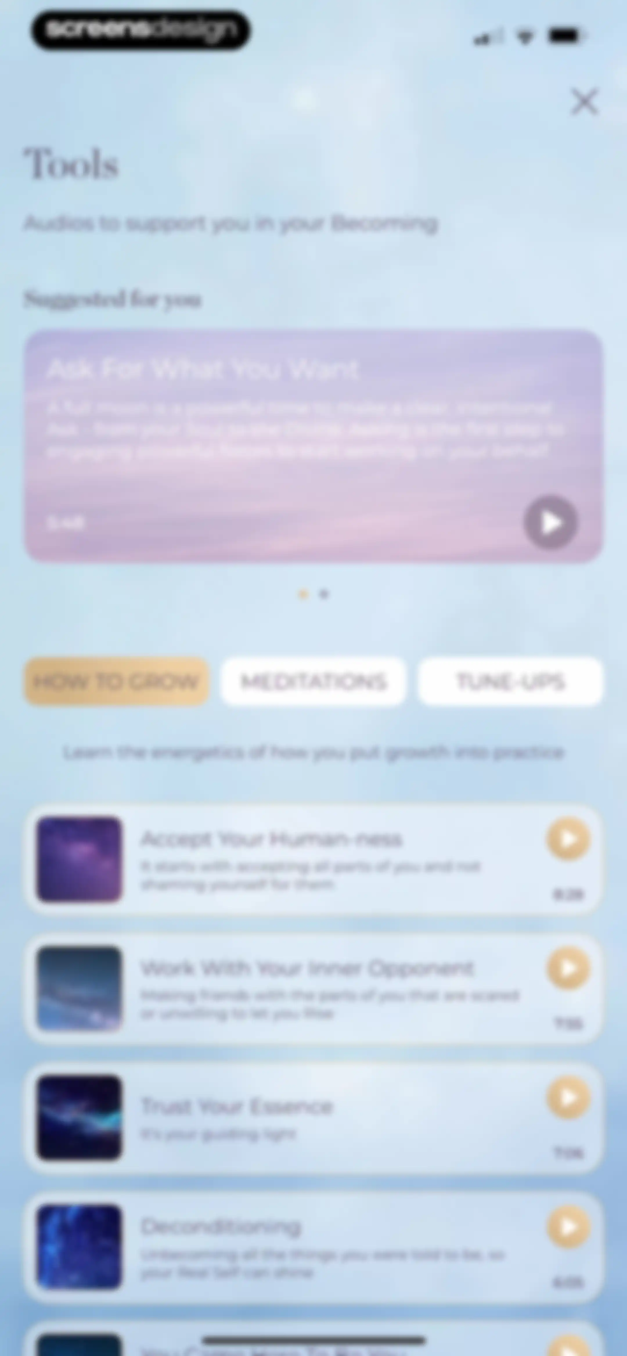 Align: The Human Design App screen 27