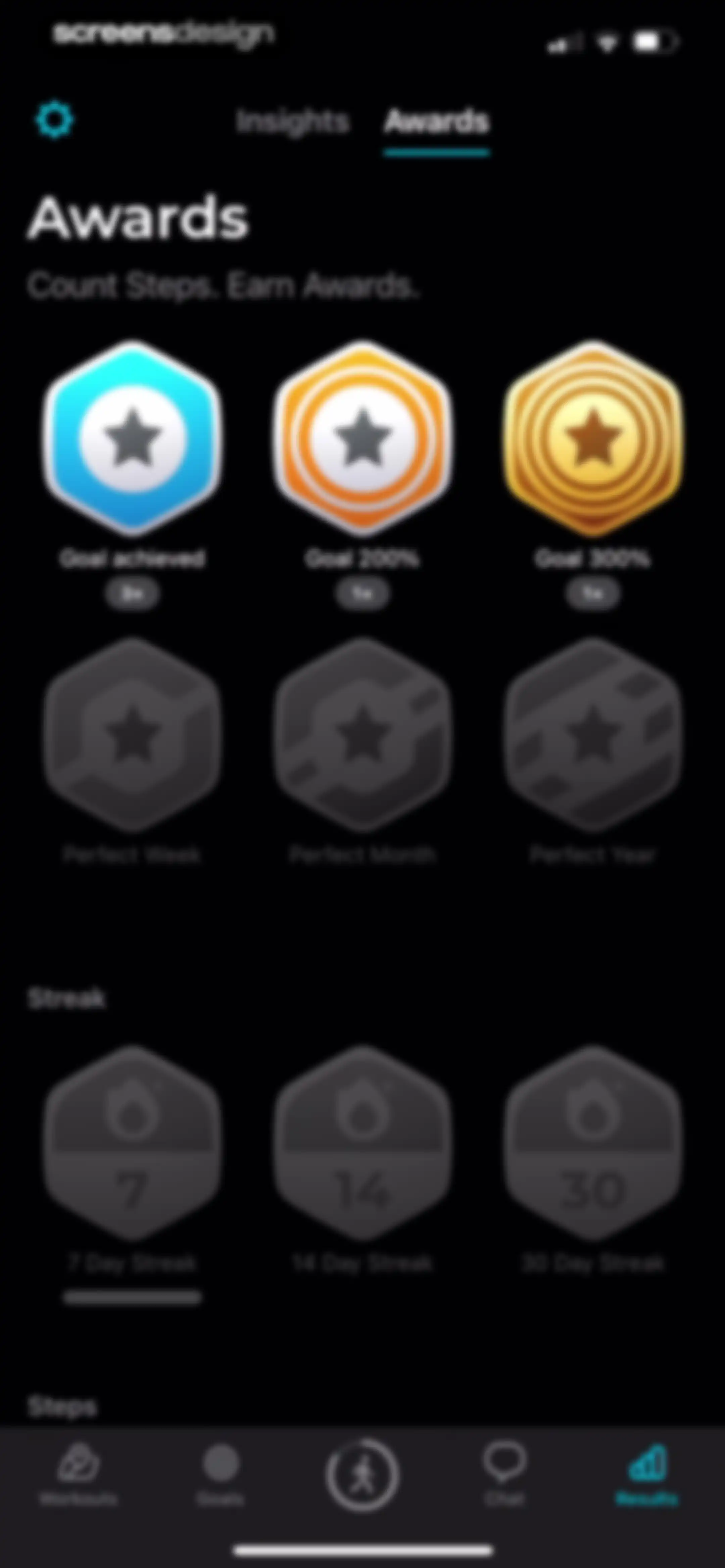 StepsApp Pedometer screen 150