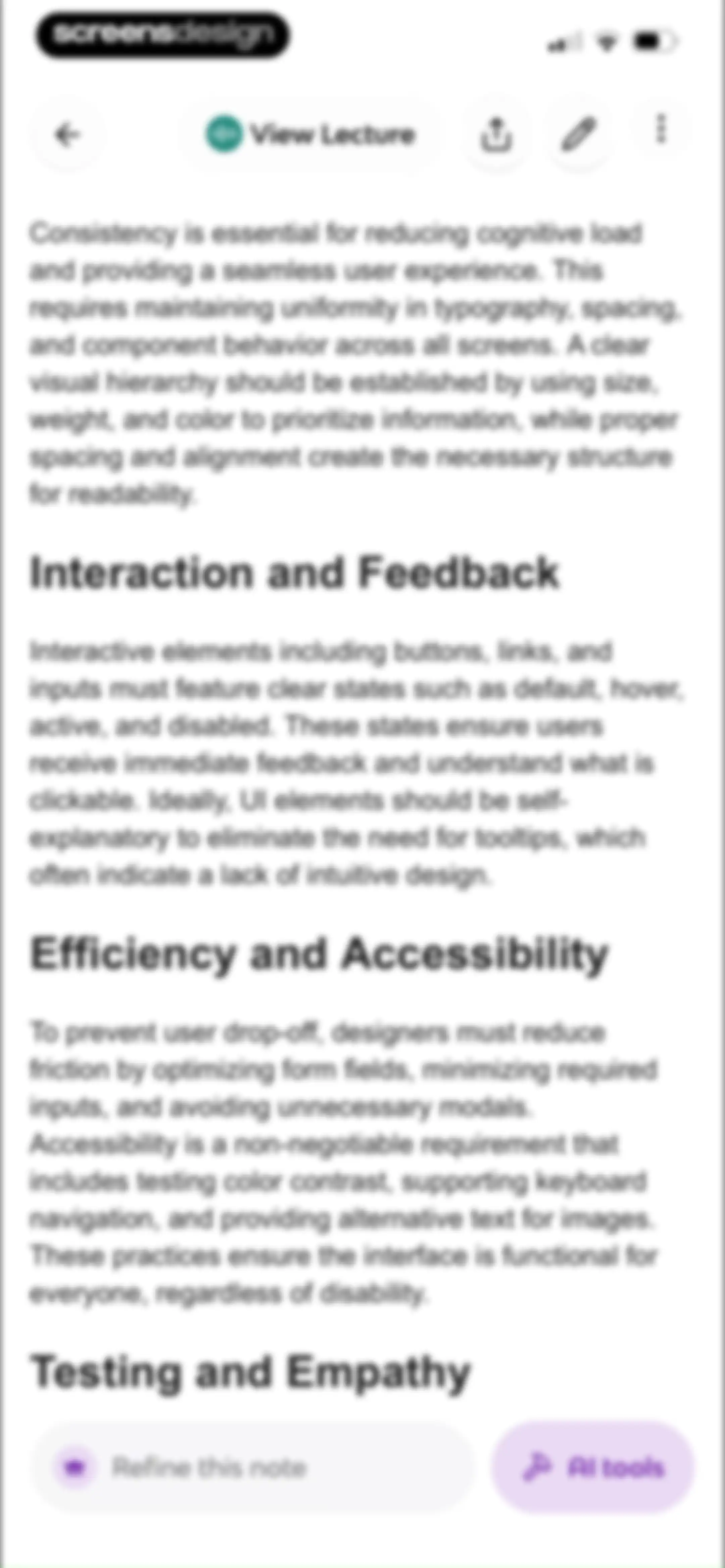 Knowt: AI Flashcards & Notes screen 49