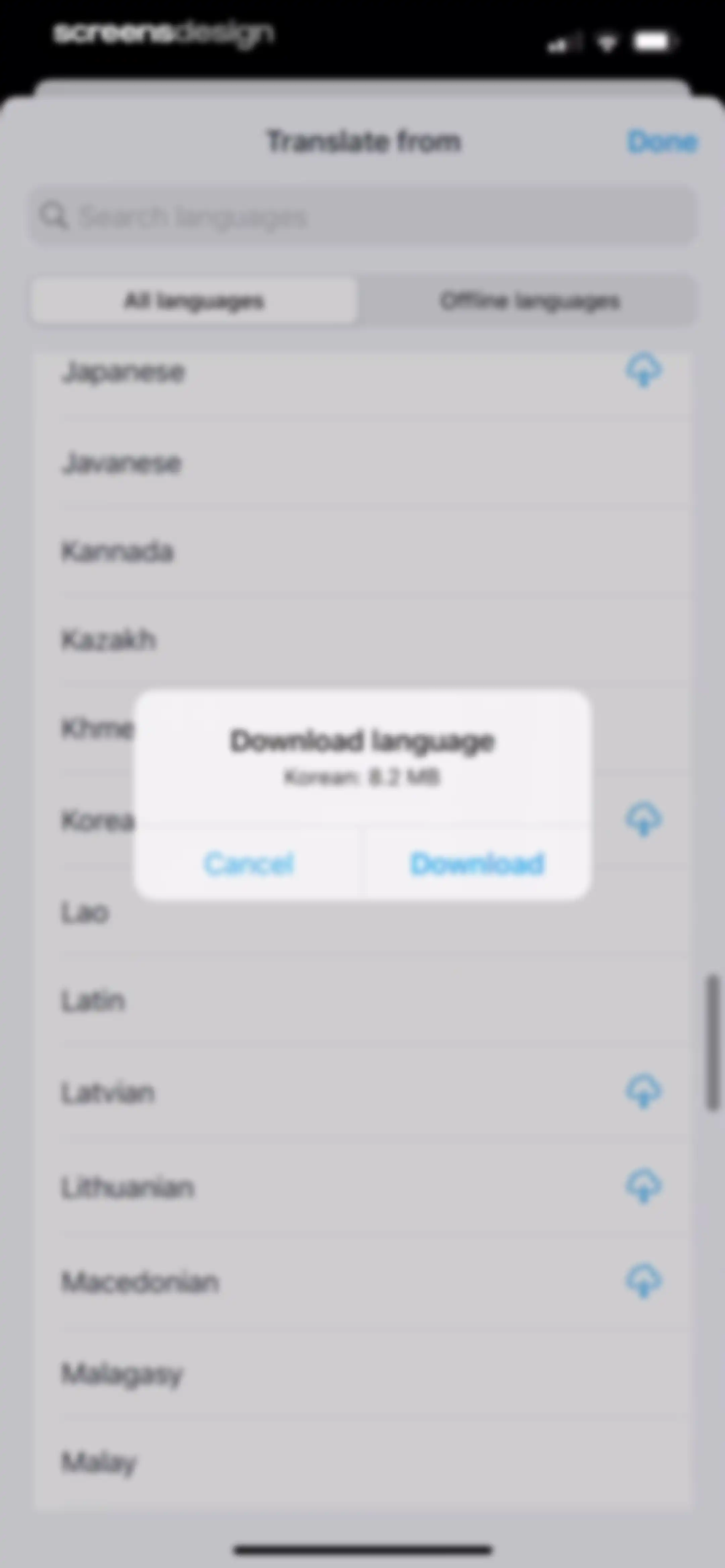 iTranslate Translator screen 29