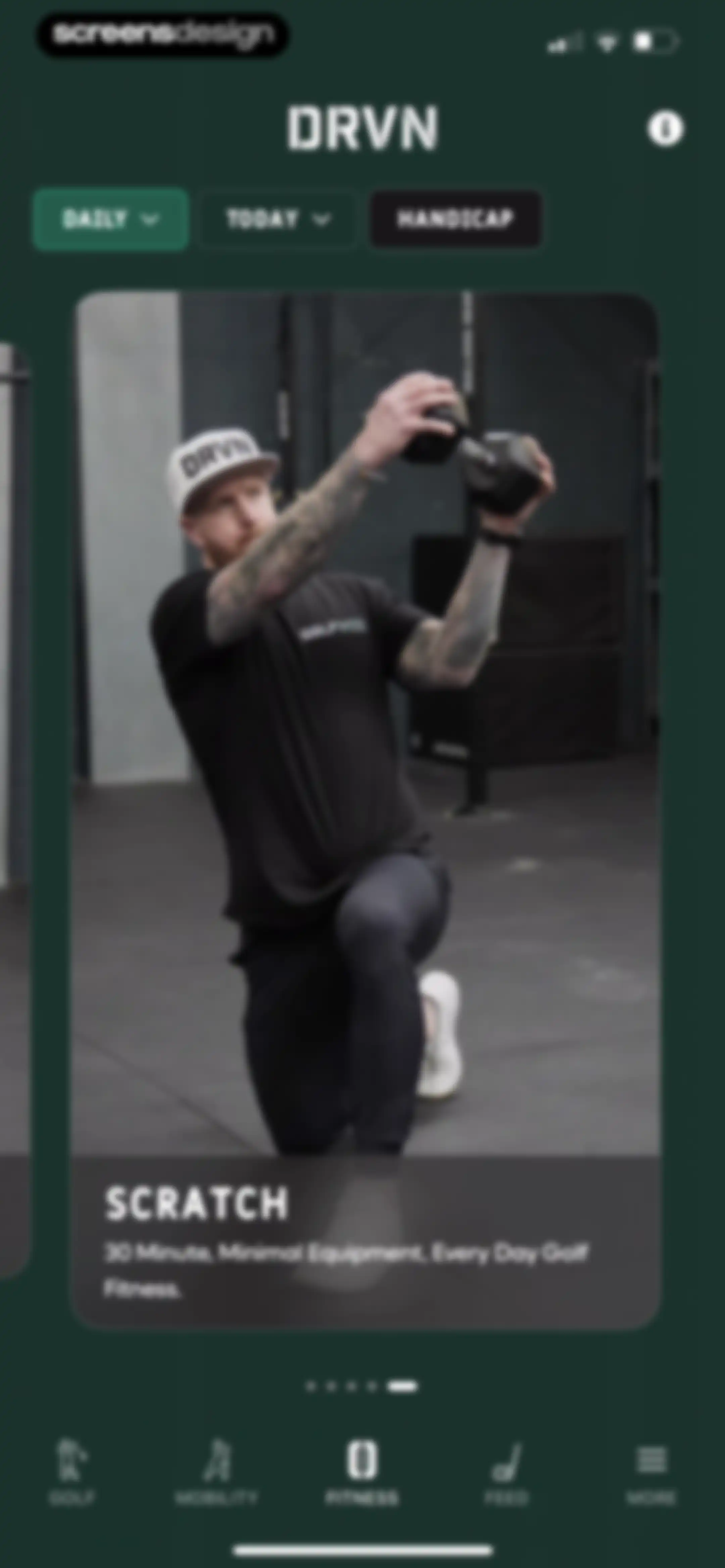 DRVN - Golf & Gym Workouts screen 121