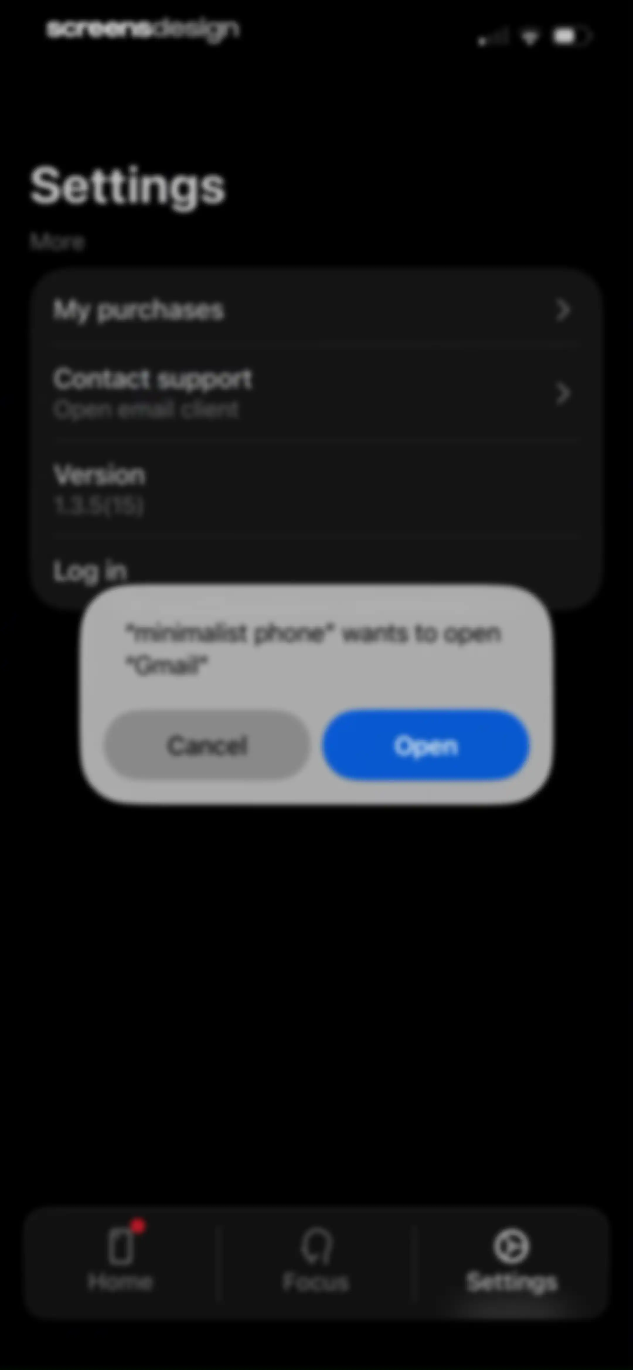 minimalist phone ® Block Apps screen 45