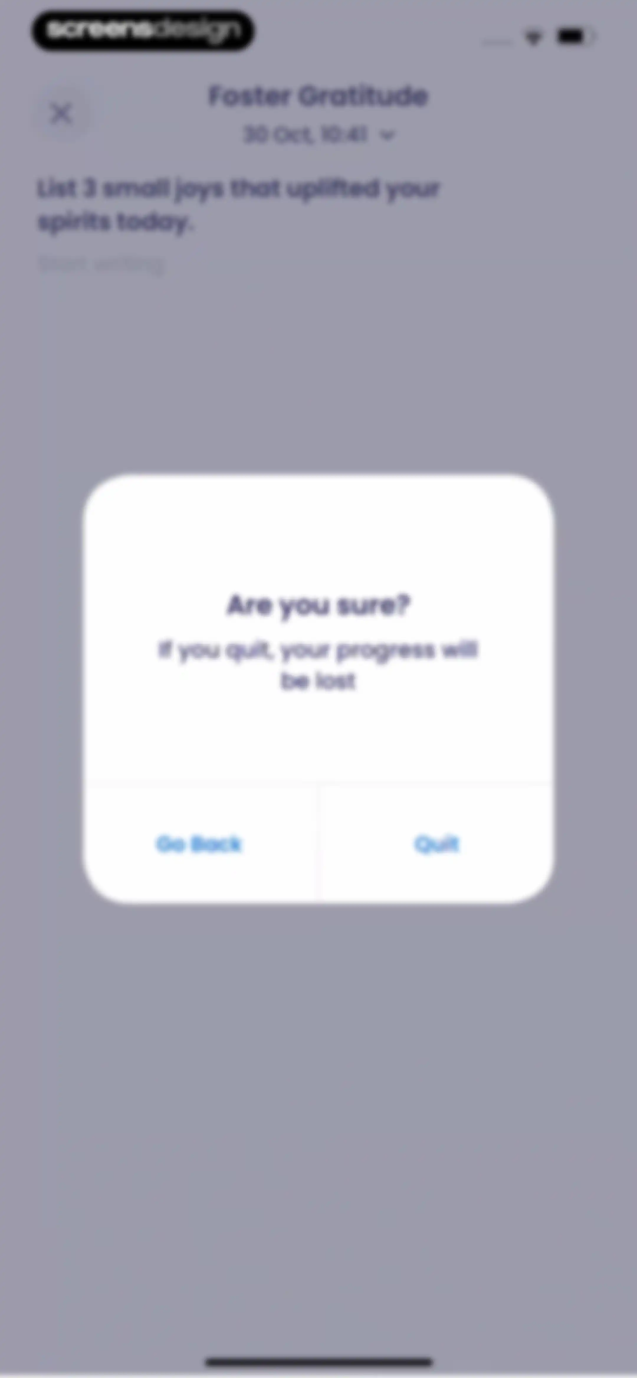 Breeze: Start Self-Discovery screen 81