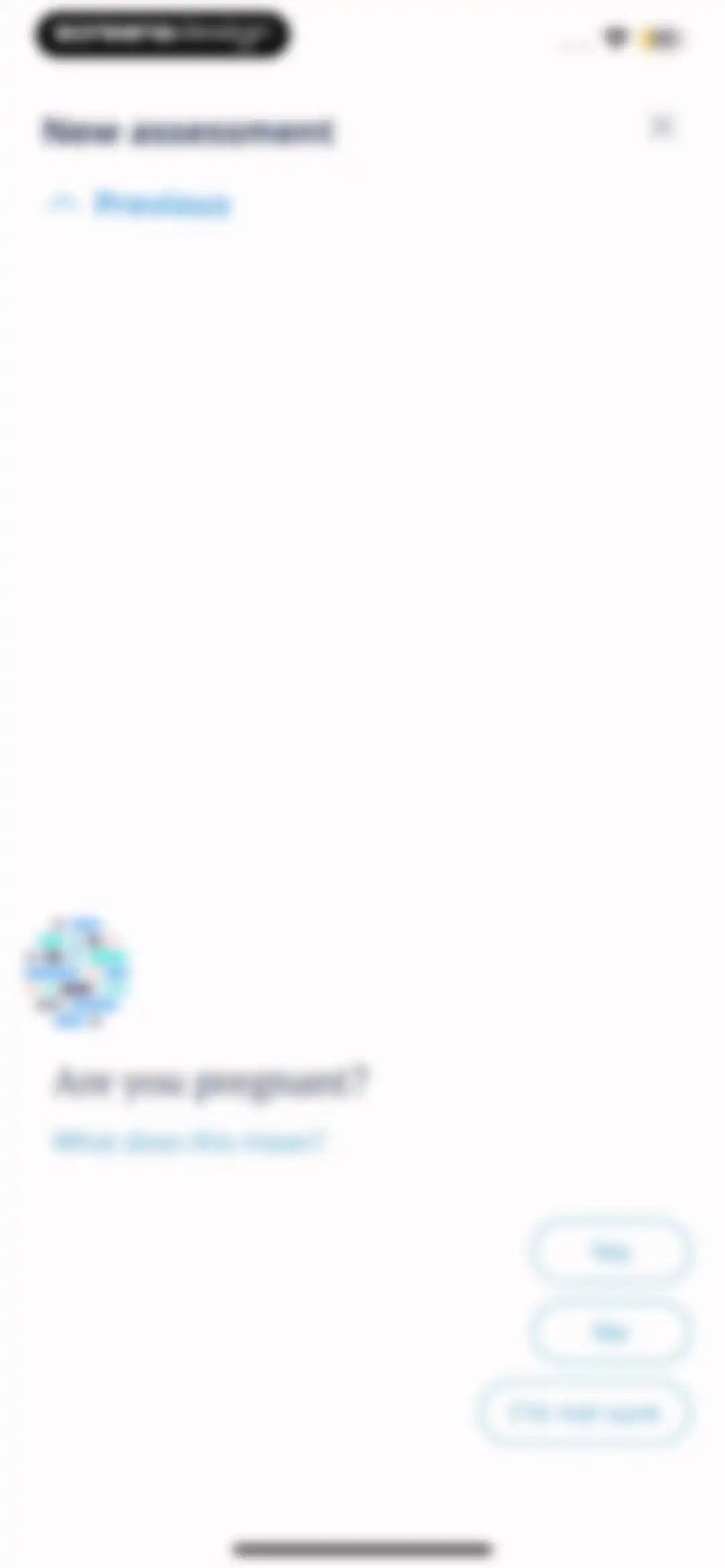 Ada - your health portal screen 26