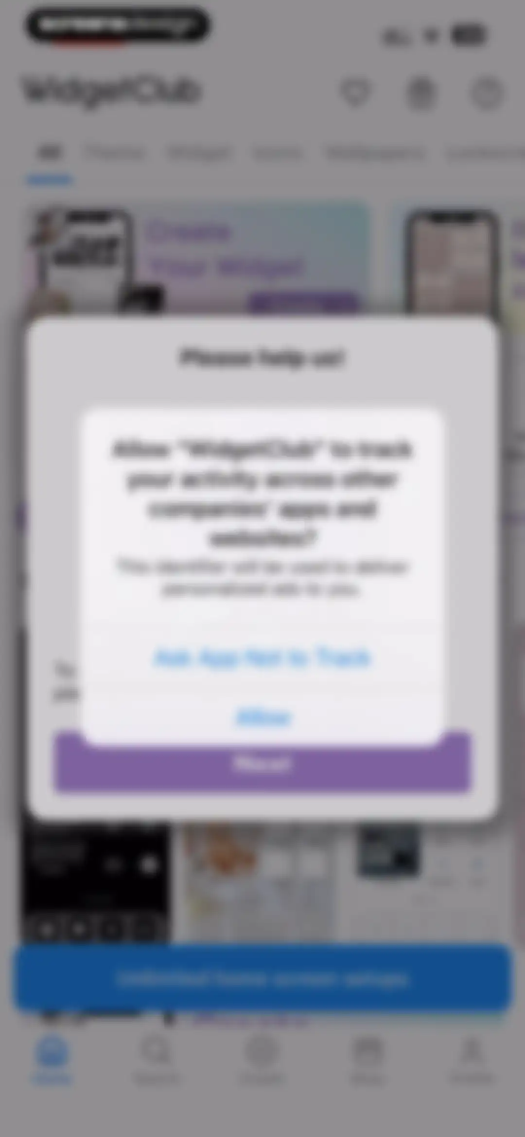 WidgetClub:Widget, Theme, Icon screen 10