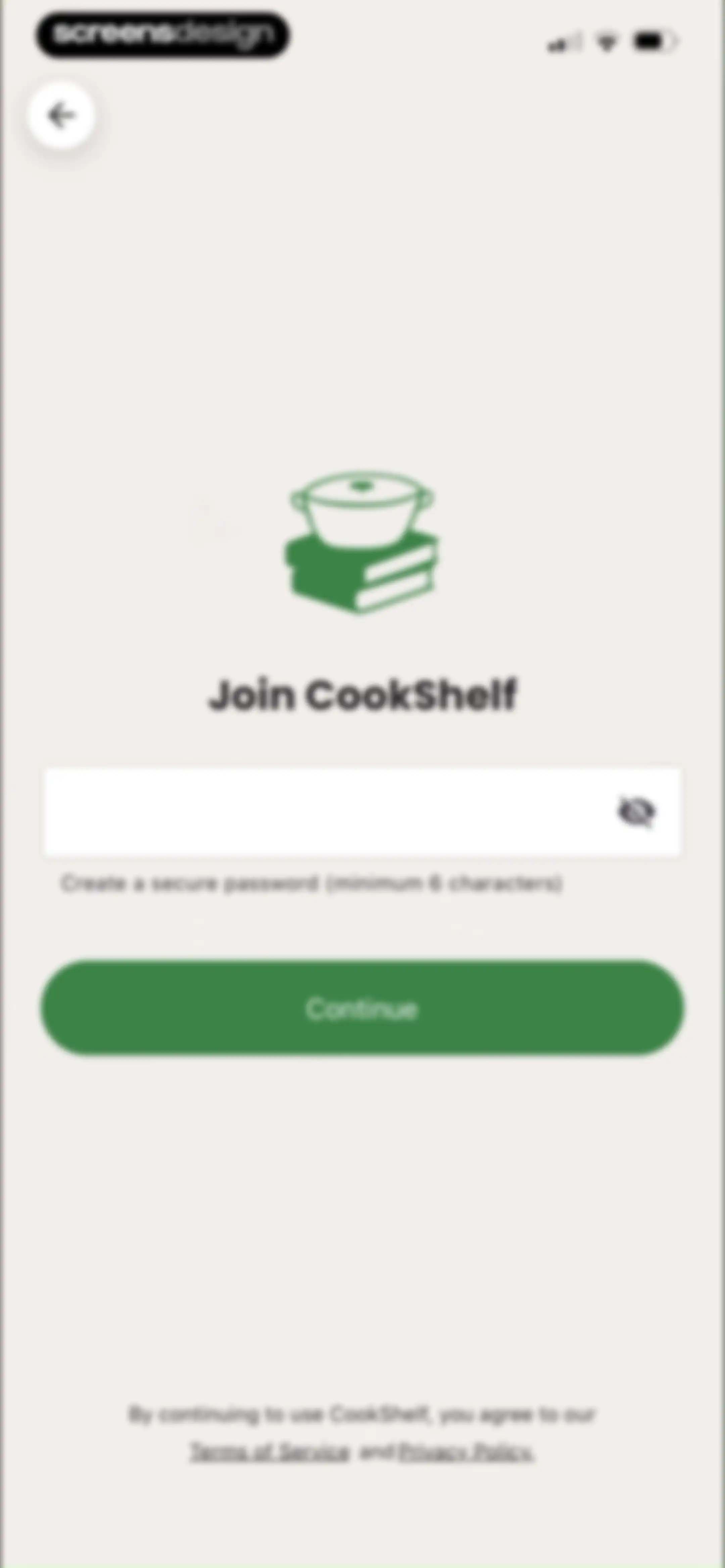 CookShelf: Search Cookbooks screen 15