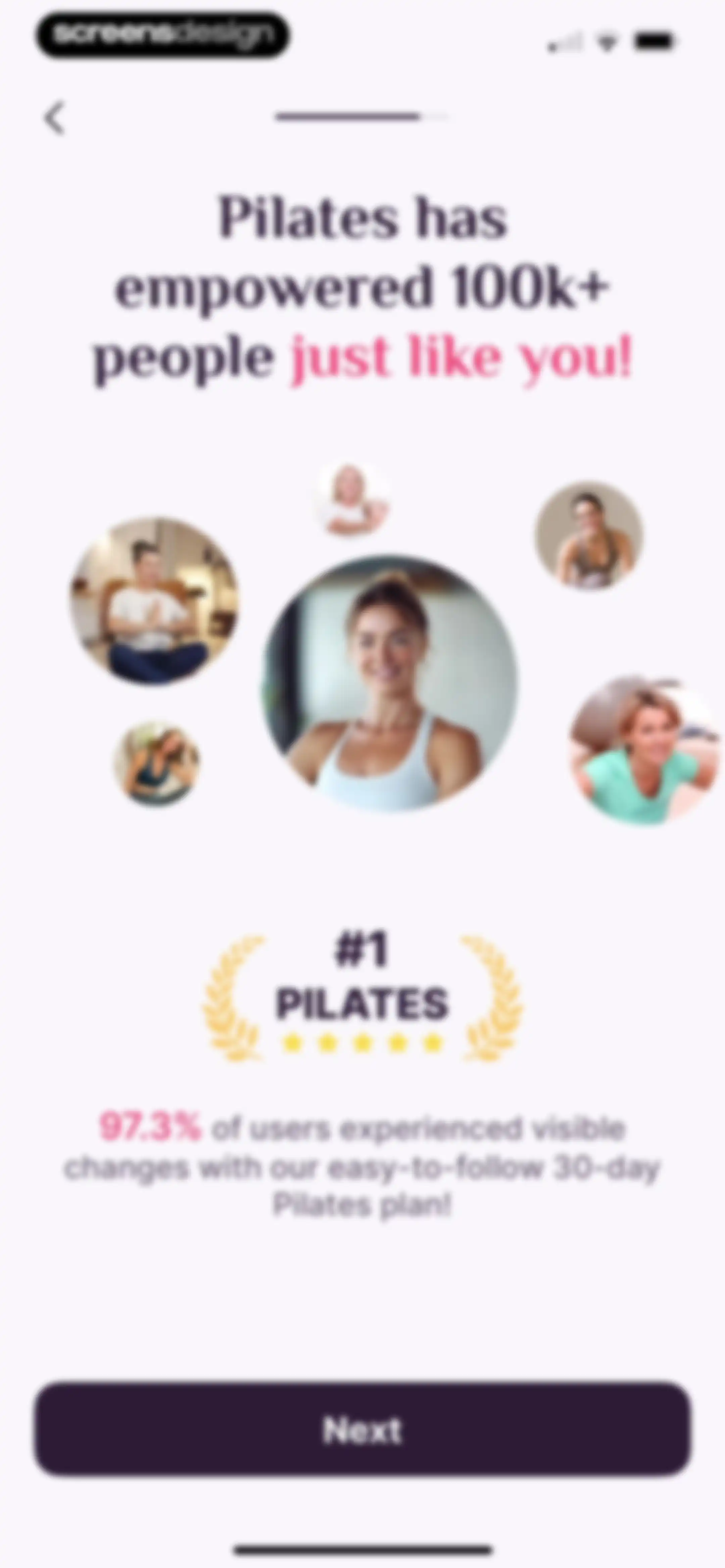 Pilates at Home, Wall Pilates screen 44