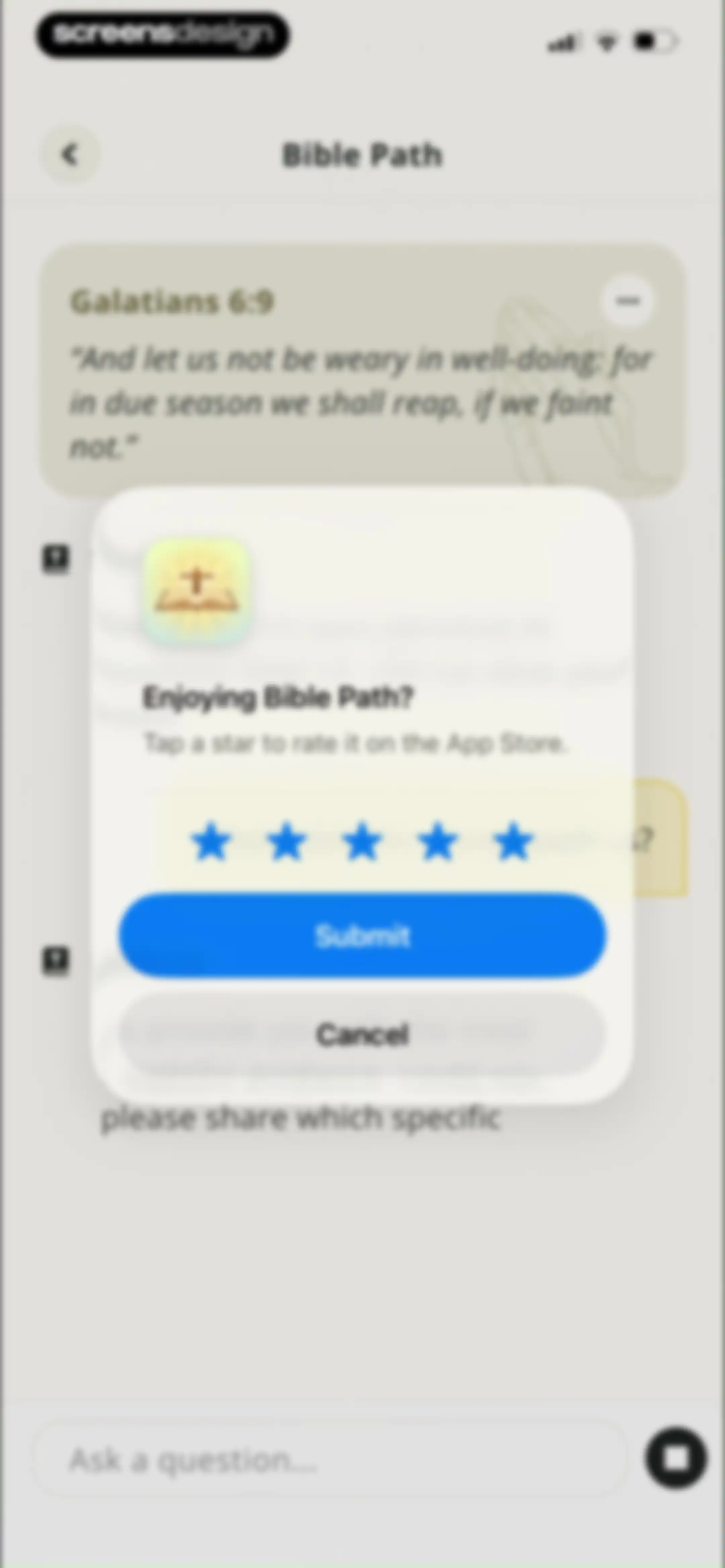 Bible Path: Prayers & Widgets screen 32