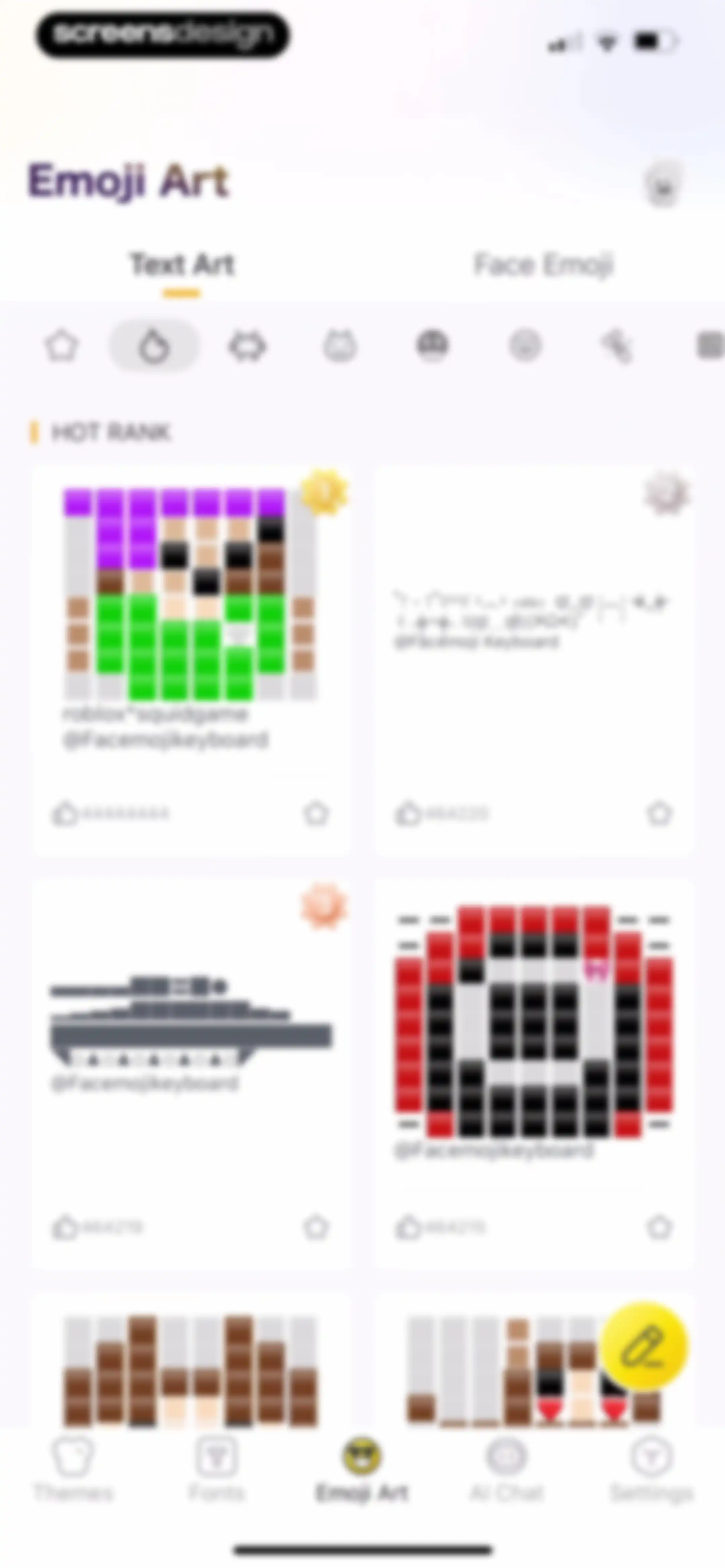 Facemoji AI Emoji Keyboard screen 78