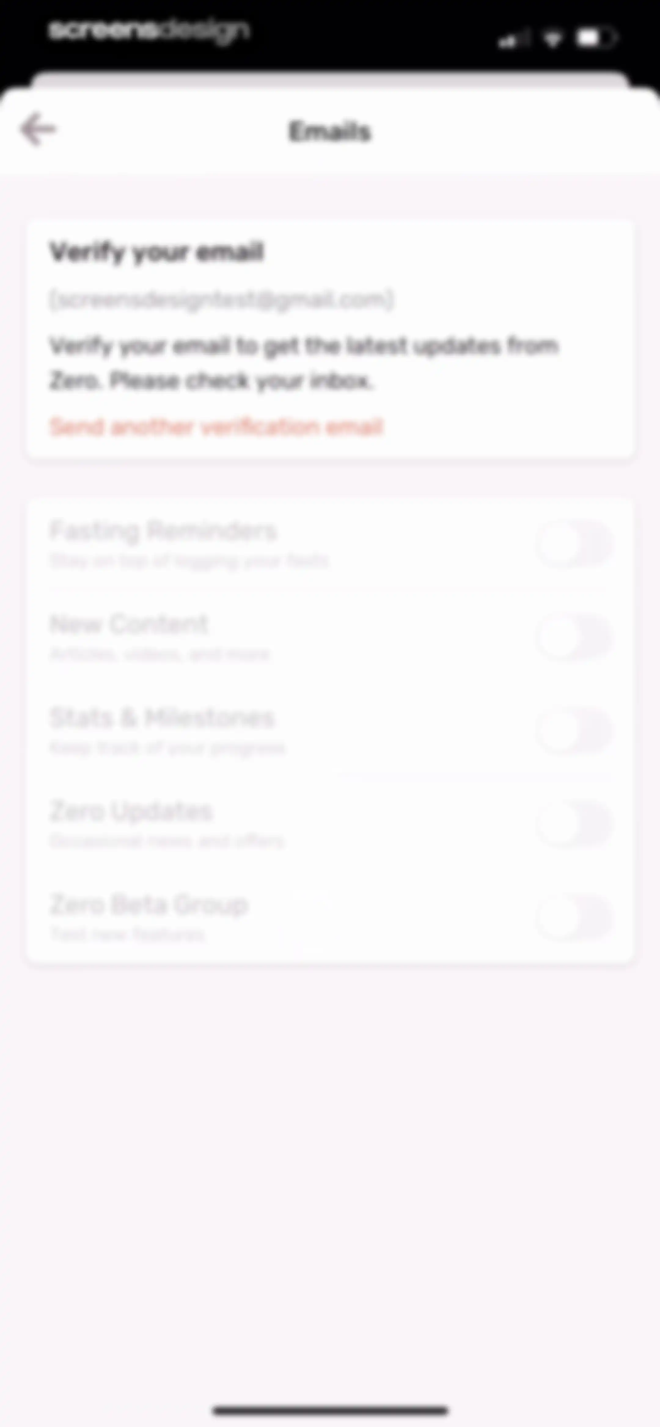 Zero: Fasting & Food Tracker screen 164