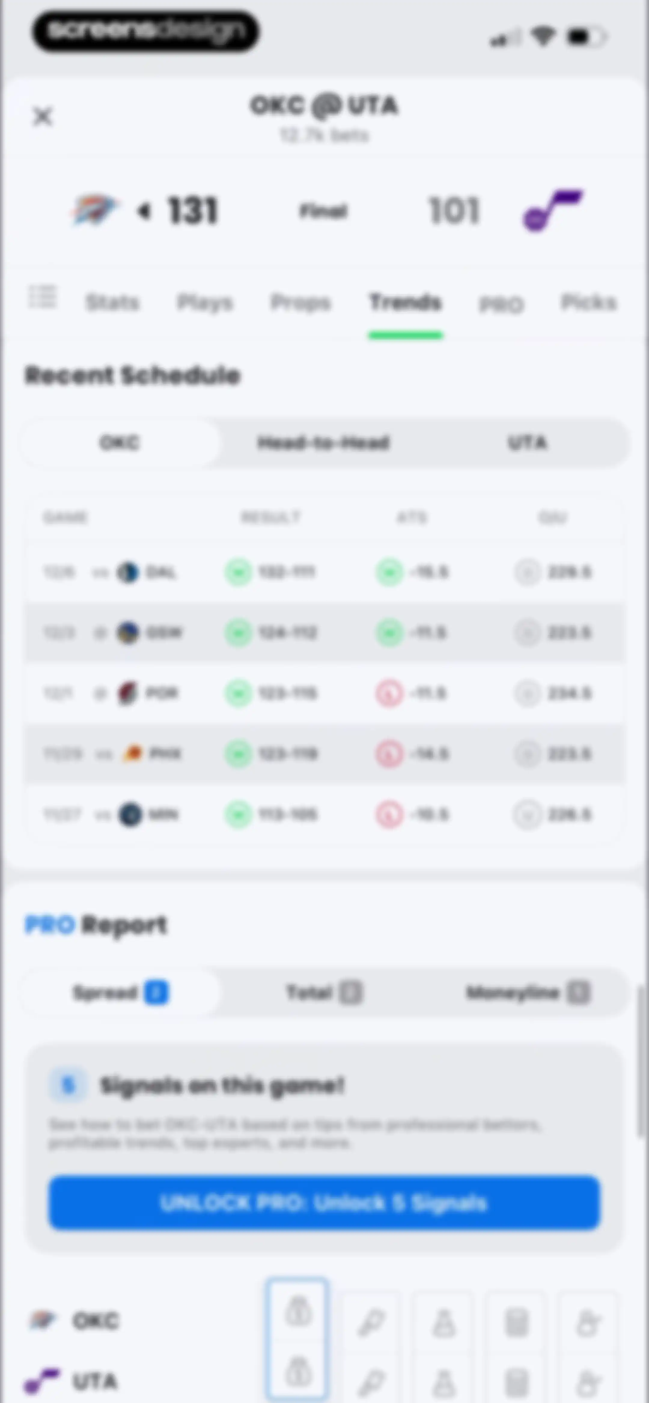 Action Network: Sports Betting screen 117