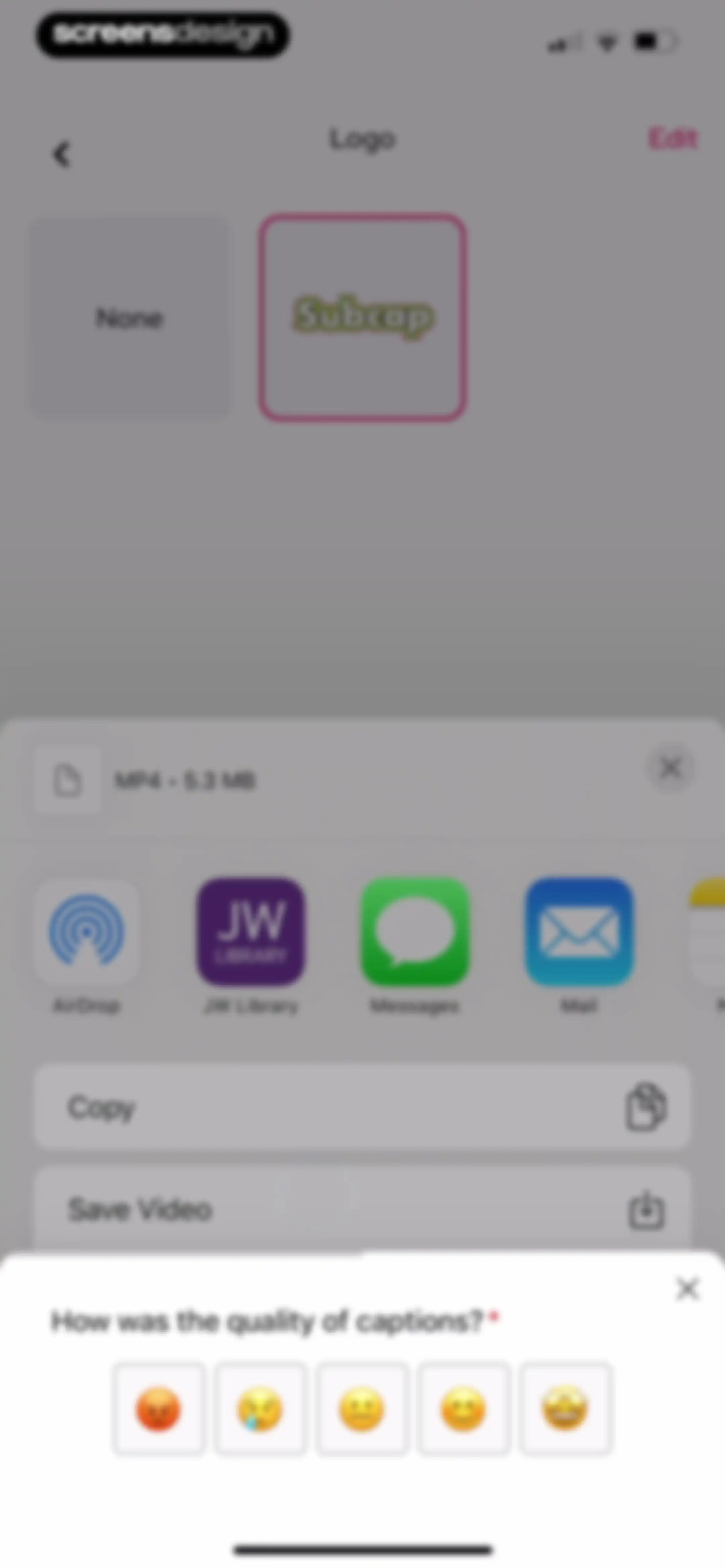 Subcap: Captions AI, Subtitles screen 36